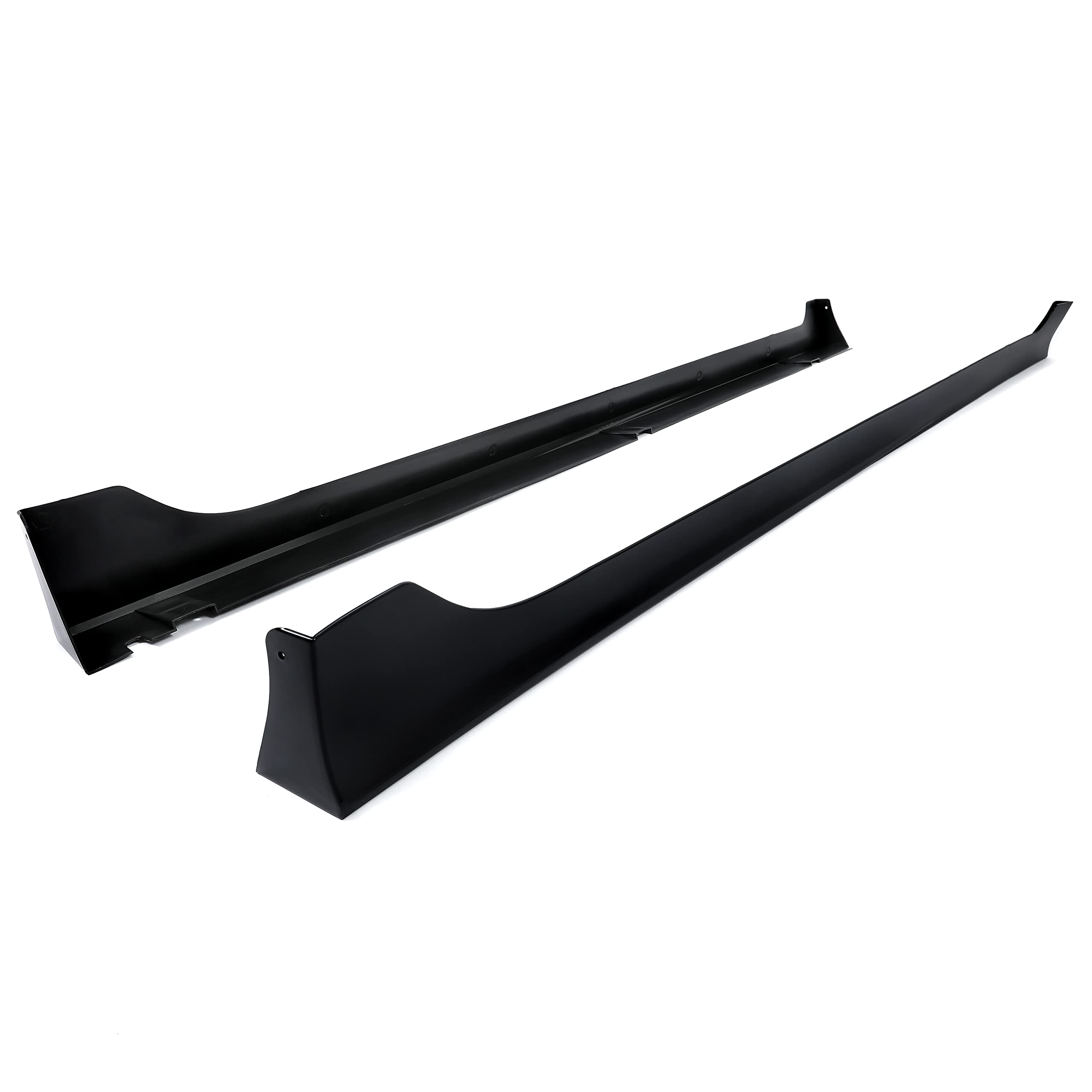 KUAFU Side Skirt Compatible with 2013-2017 Honda Accord 4DR Sedan Models Rocker Panels Guard Splitter Extension Spoiler Black PP