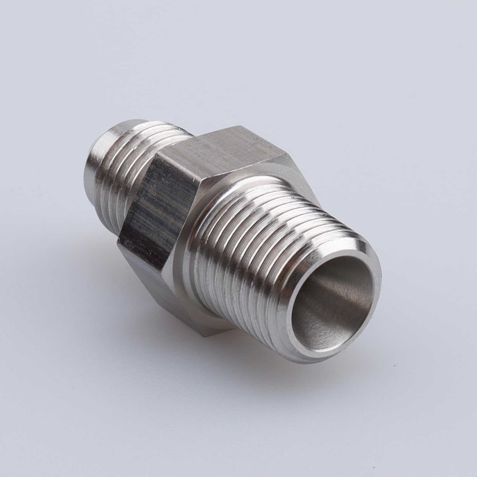 AC PERFORMANCE Male 1/8'' NPT to -3 AN Flare Adapter Straight Stainless Steel