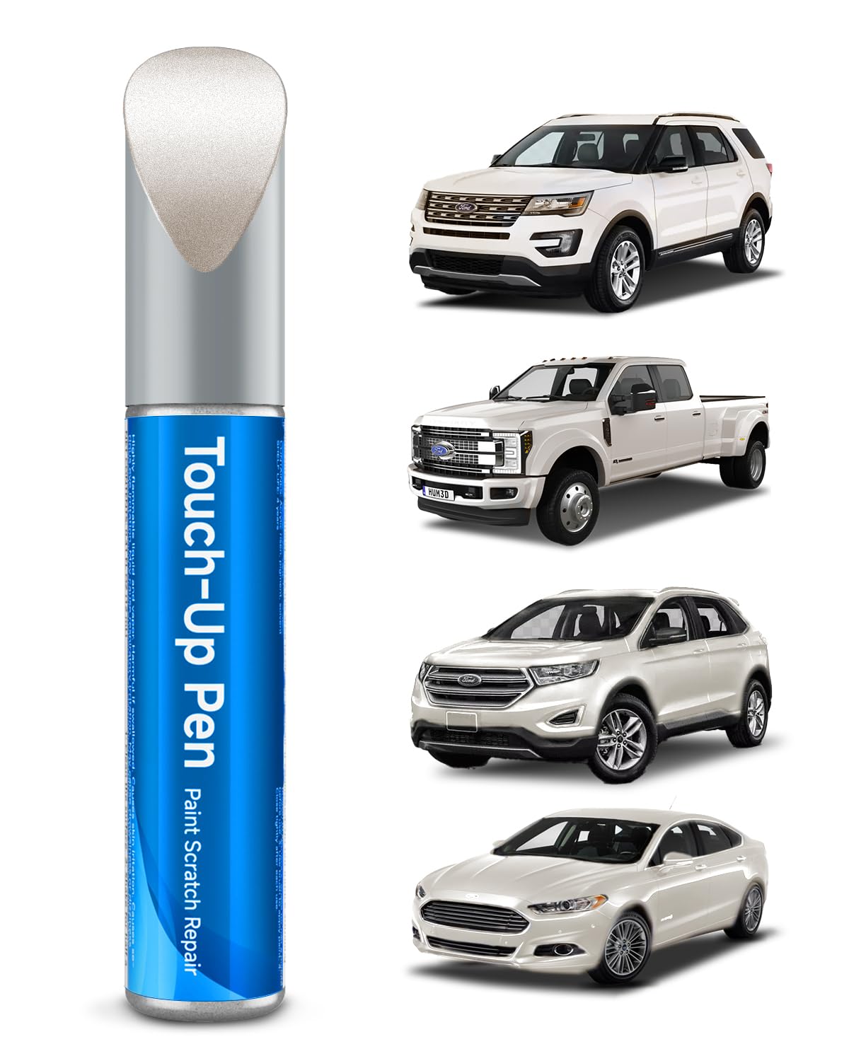 UG White Platinum Metallic Touch Up Paint Compatible with Ford Exact Match Touch Up Paint Car Scratch Repair