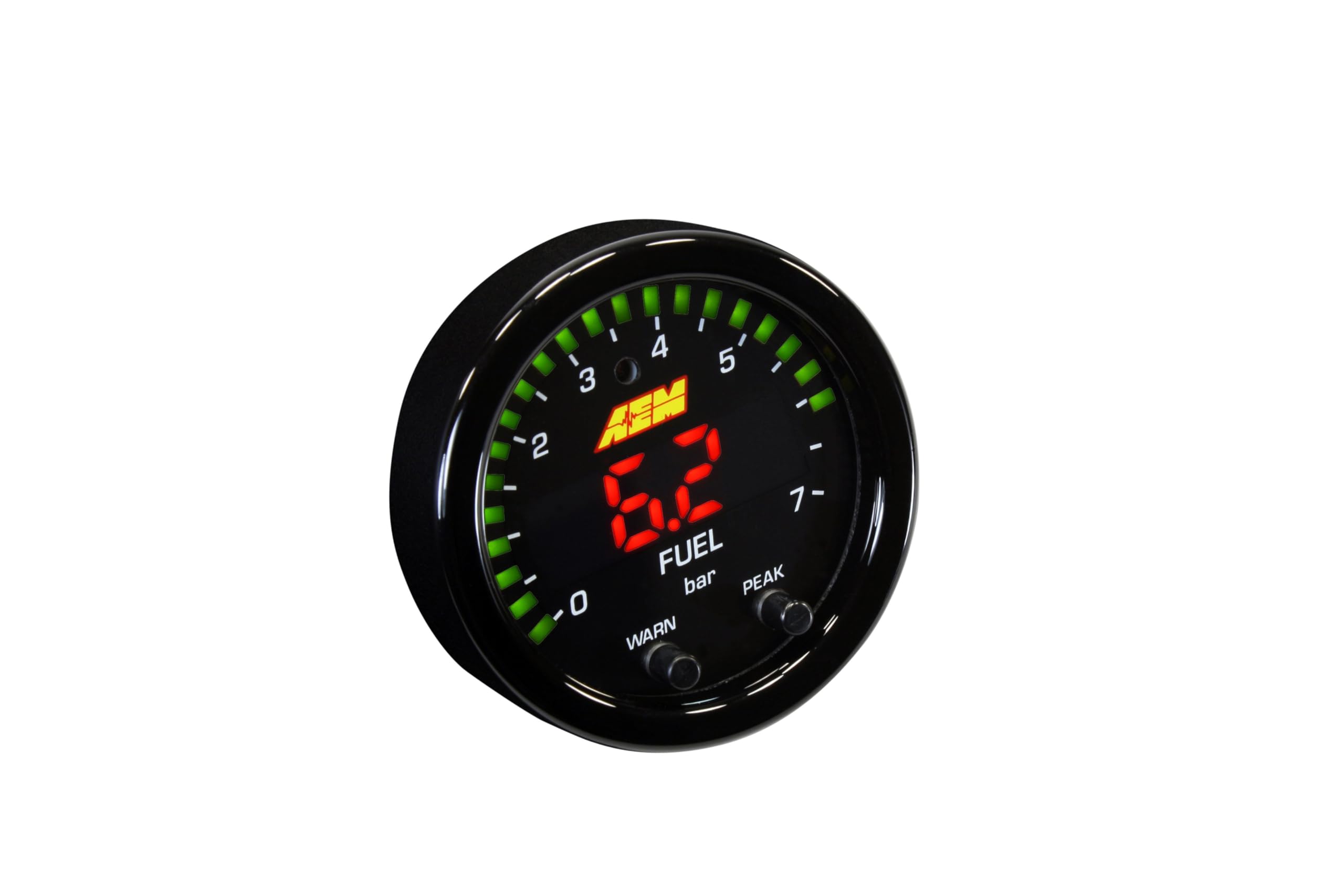 Aem 30-0301 X-Series Pressure Gauge, Black, 52Mm