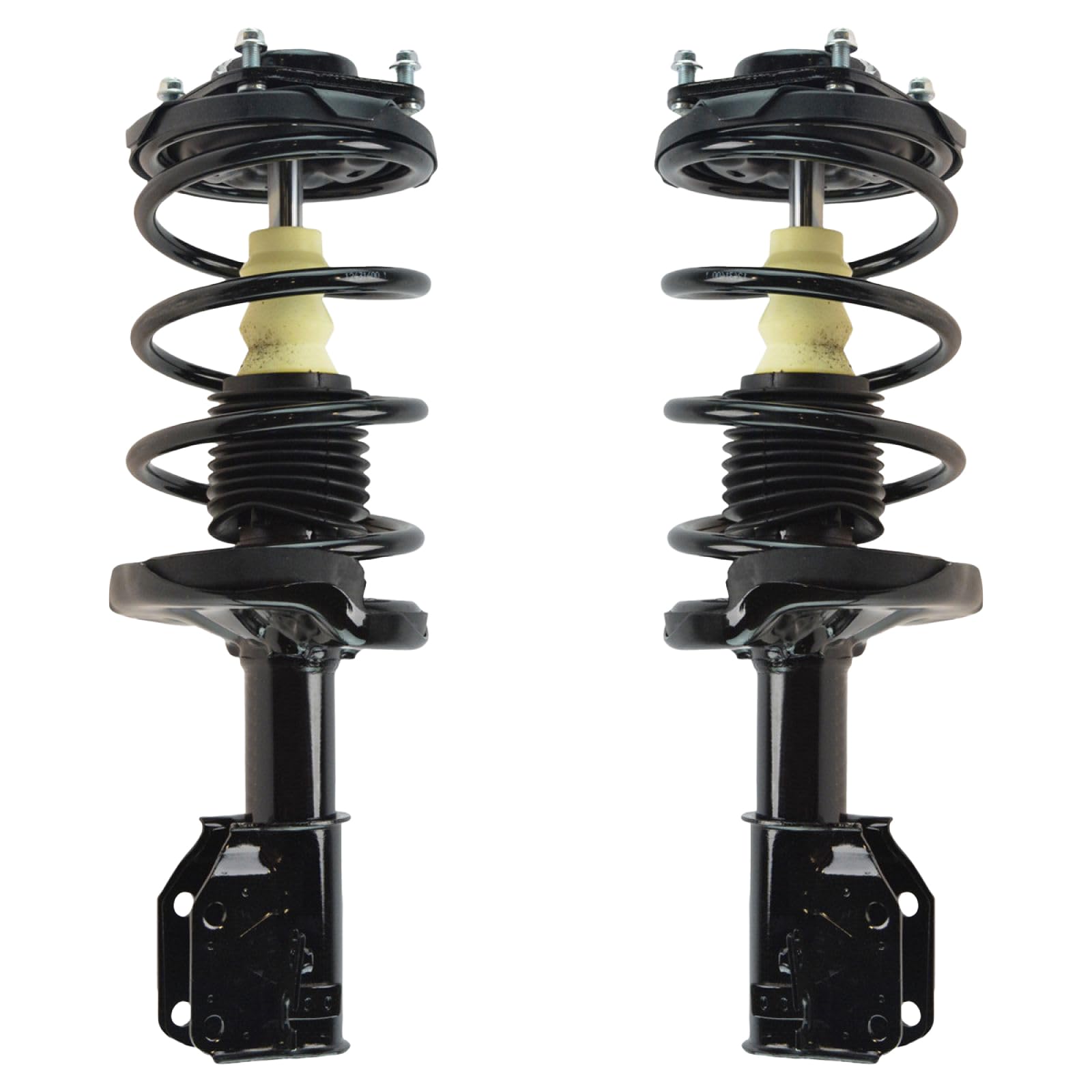 Trq Front Strut & Coil Spring Assembly Set Driver & Passenger Sides Compatible With 00-03 Mazda Protege 02-03 Protege5