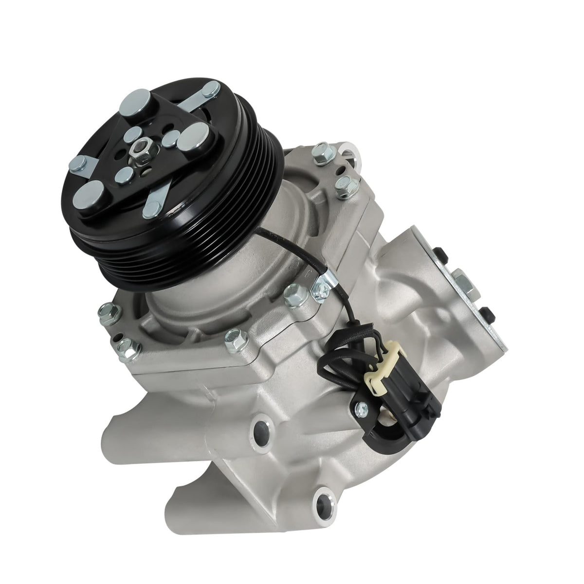 AC Compressor with Clutch Replacement for Trailblazer Envoy Rainier Ascender Bravada 9-7x Replacement for CO 4910AC