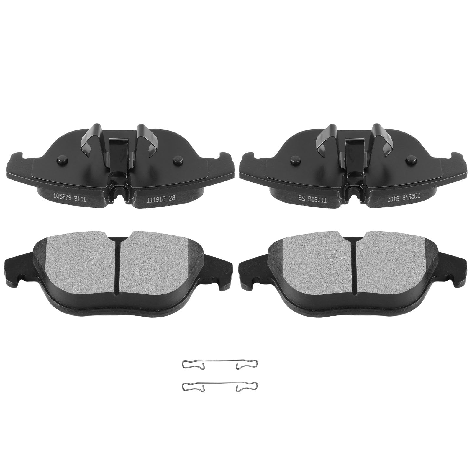 Automuto 4Pcs Rear Semi-Metallic Disc Brake Pads Set D1341 For Mercedes-Benz Glk250 2013-2015,For Mercedes-Benz Glk350 2010-2015