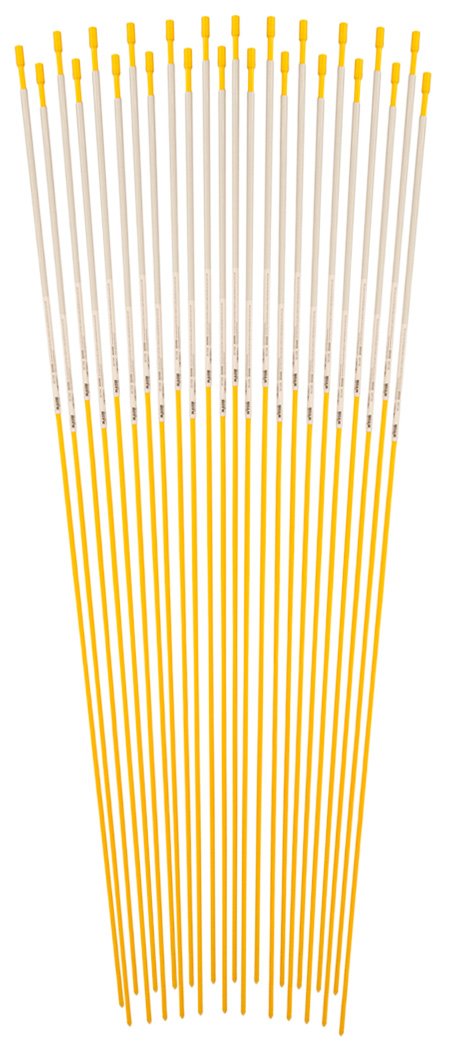 Blazer International 381Ydm-24 Yellow 48-Inch Fiberglass Pole Reflective Driveway Marker, 24 Pack