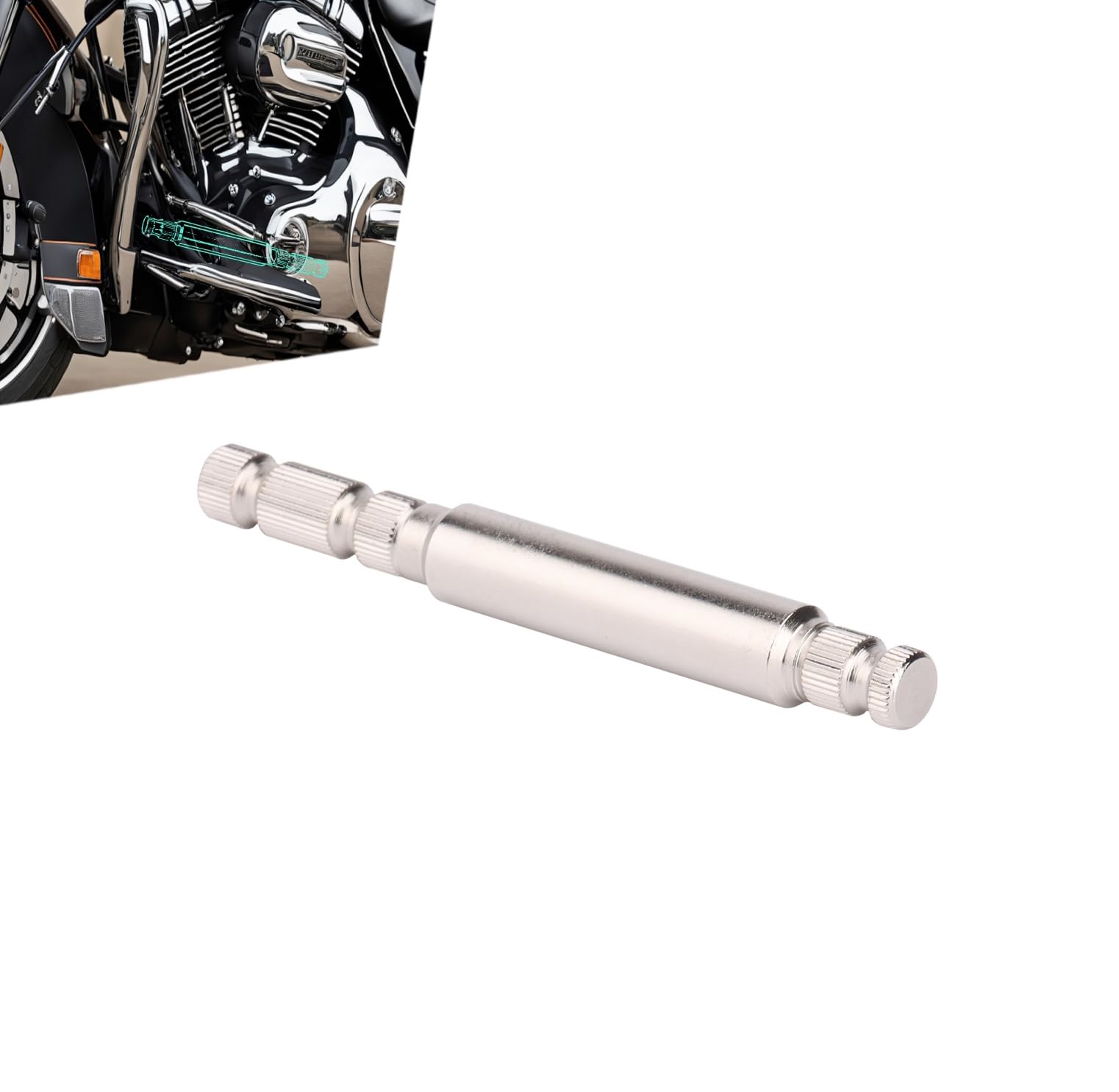 AIRCMT 82-16 Solid Steel Inner Shifter Lever Shaft for Harley Touring FLT 1982-2016 Road King,Electra Glide,Street Glide,FLHX, F