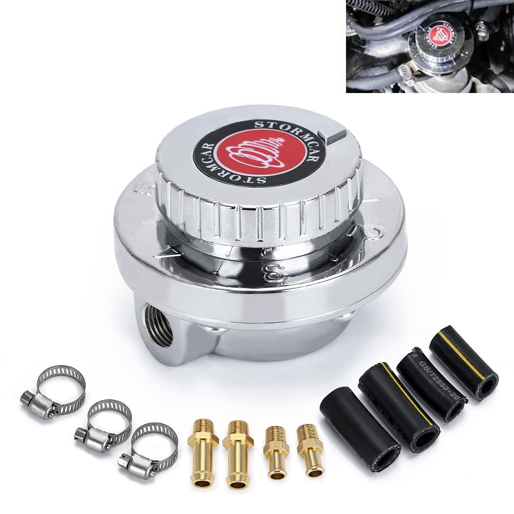 Ptnhz Racing Manual Adjustable Fuel Pressure Regulator Carburettor Carb Fuel Pump Fpr