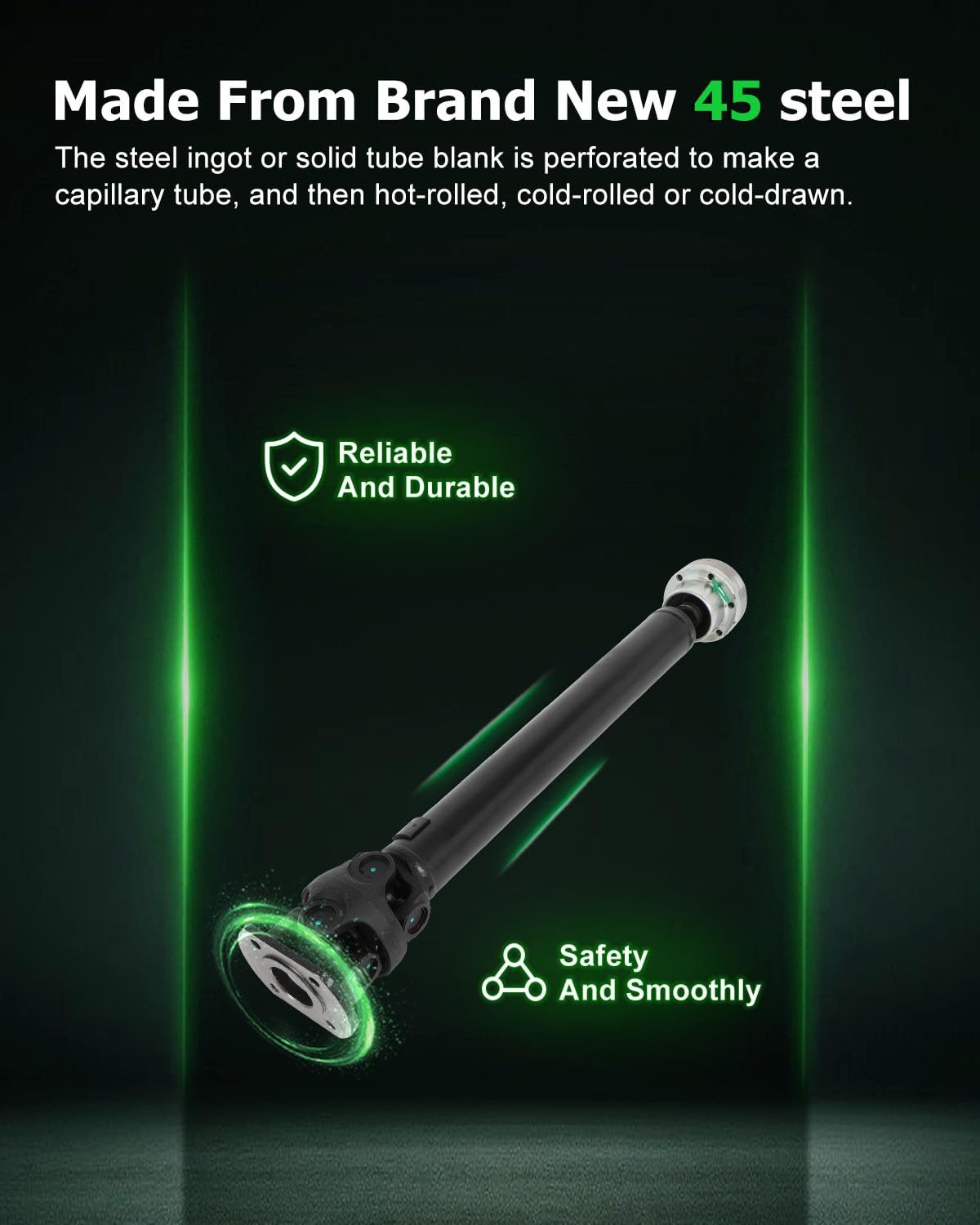 Scitoo?33.5''?Steel Front Driveshaft Assembly Drive Shaft Prop Shaft For Dodge Ram 2500 2003 2006-2010,For Dodge Ram 3500 2003 2