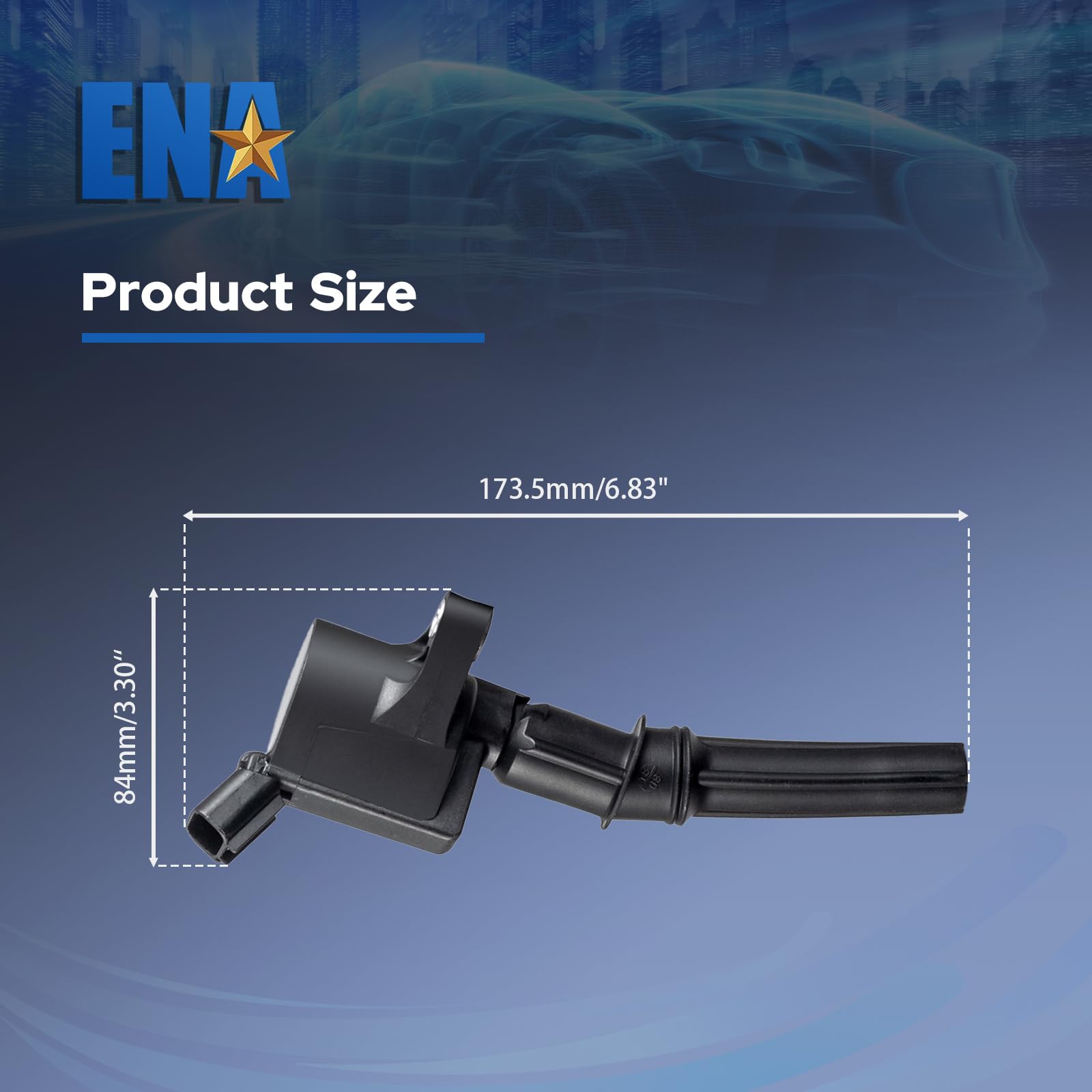 Ena Ignition Coil Pack Compatible With Ford Mercury F150 F250 E150 E350 Super Duty Lincoln Navigator Town Car Crown Victoria Exp