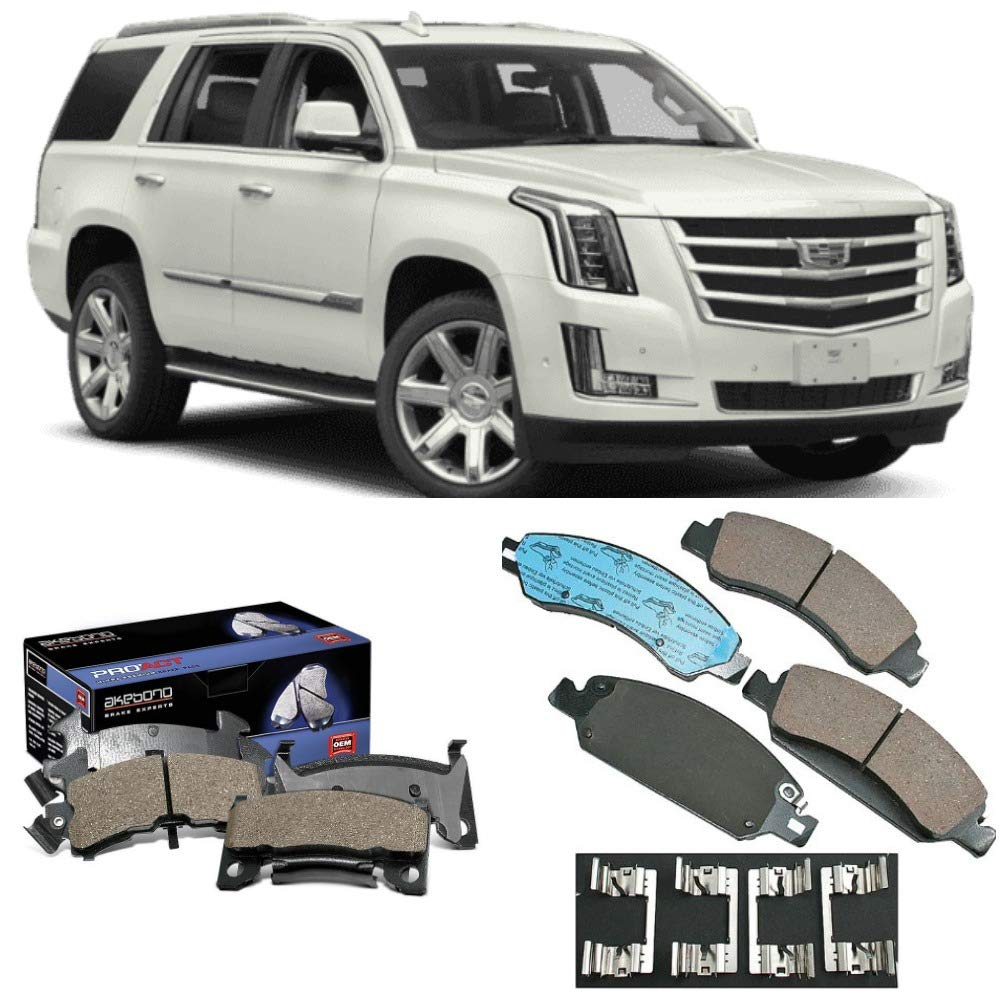 Akebono Act1363 Proact Ultra Premium Ceramic Disc Brake Pad Kit , Grey