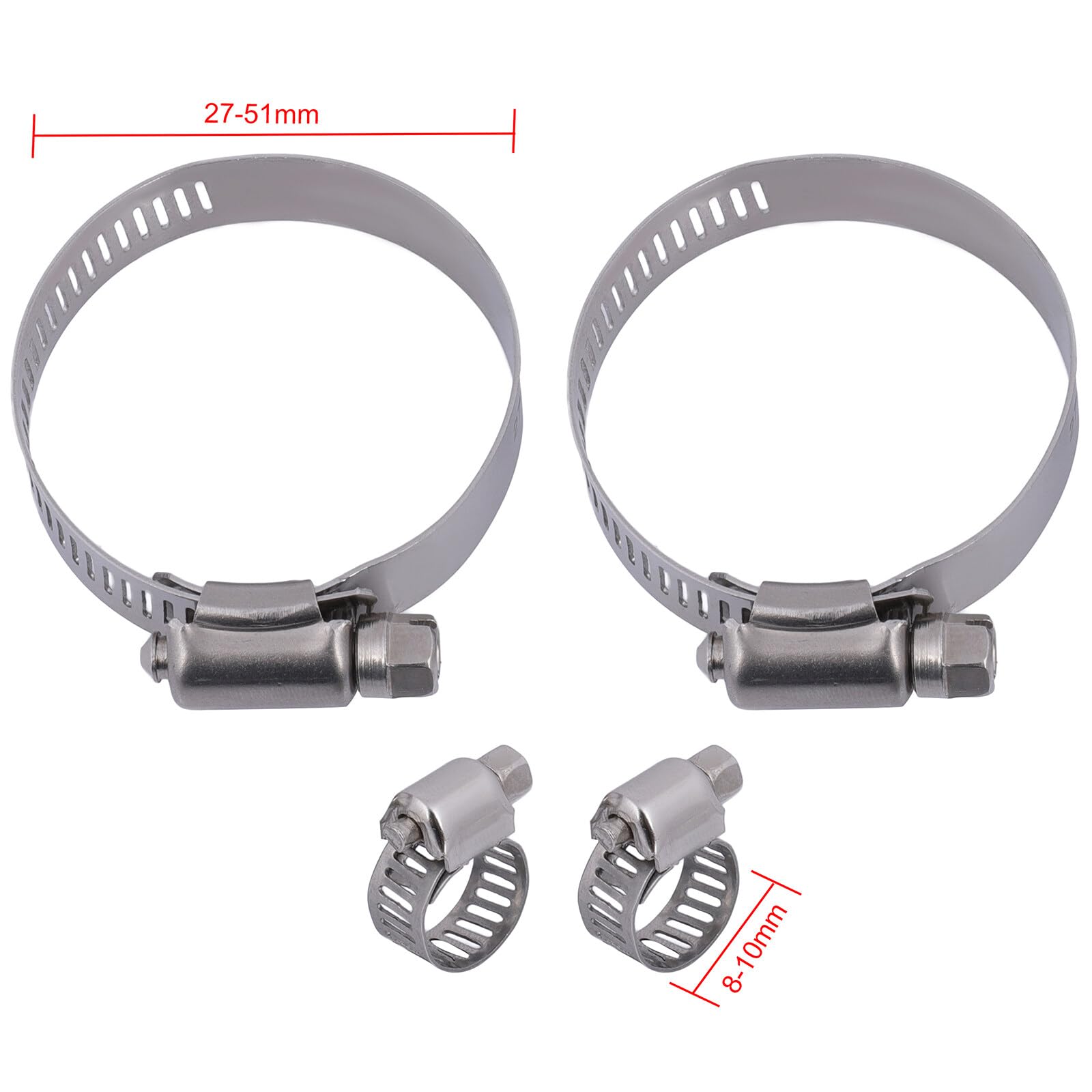 Scitoo 2337 Radiator *1+ Hose Clamp 8Mm-10Mm *2 30Mm-50Mm *2 Fit 2003-2005 For Mercedes-Benz For C230 1.8L 2002 For Mercedes-Benz For C230 2.3L 2006-2009 For Mercedes-Benz For C230 2.5L