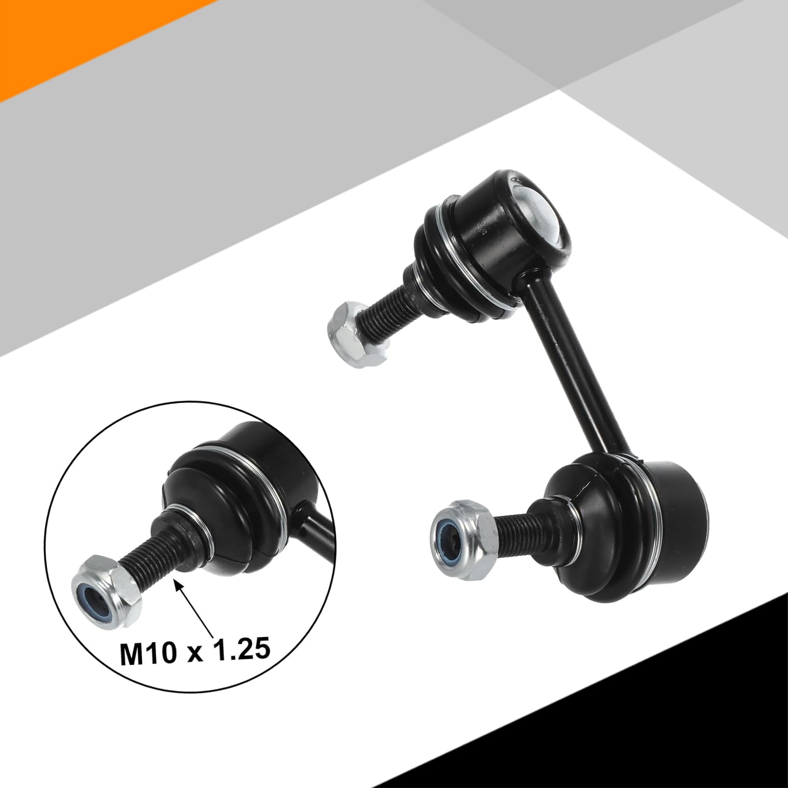 K750151 K750156 (Set Of 2) Front Sway Stabilizer Bar End Link Kit Compatible For Honda Cr-V 2007-2017 2Wd 4Wd 52320Swaa01 52321S