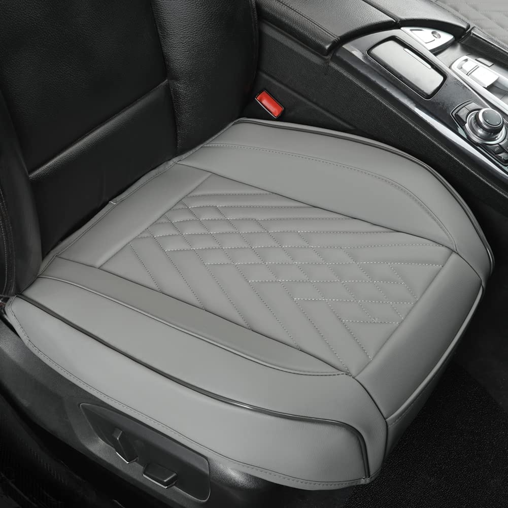 Giant Panda 1Pack Front Car Seat Cover Bottom Seat Cover, Pu Leather Driver Car Seat Protector Fits 95% Of Vehicles, Wrapping Ar
