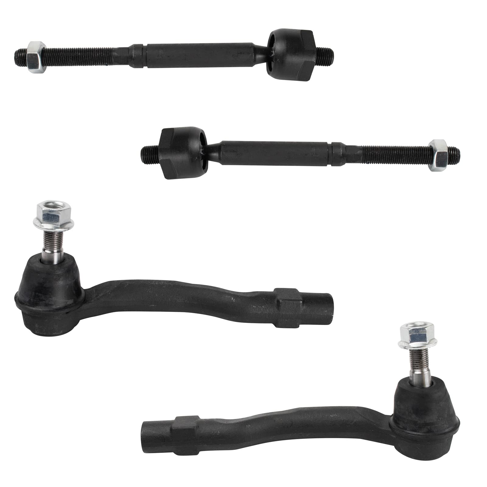 Trq Front Tie Rod Set Compatible With 2014-2018 Mazda 3 2014-2017 6