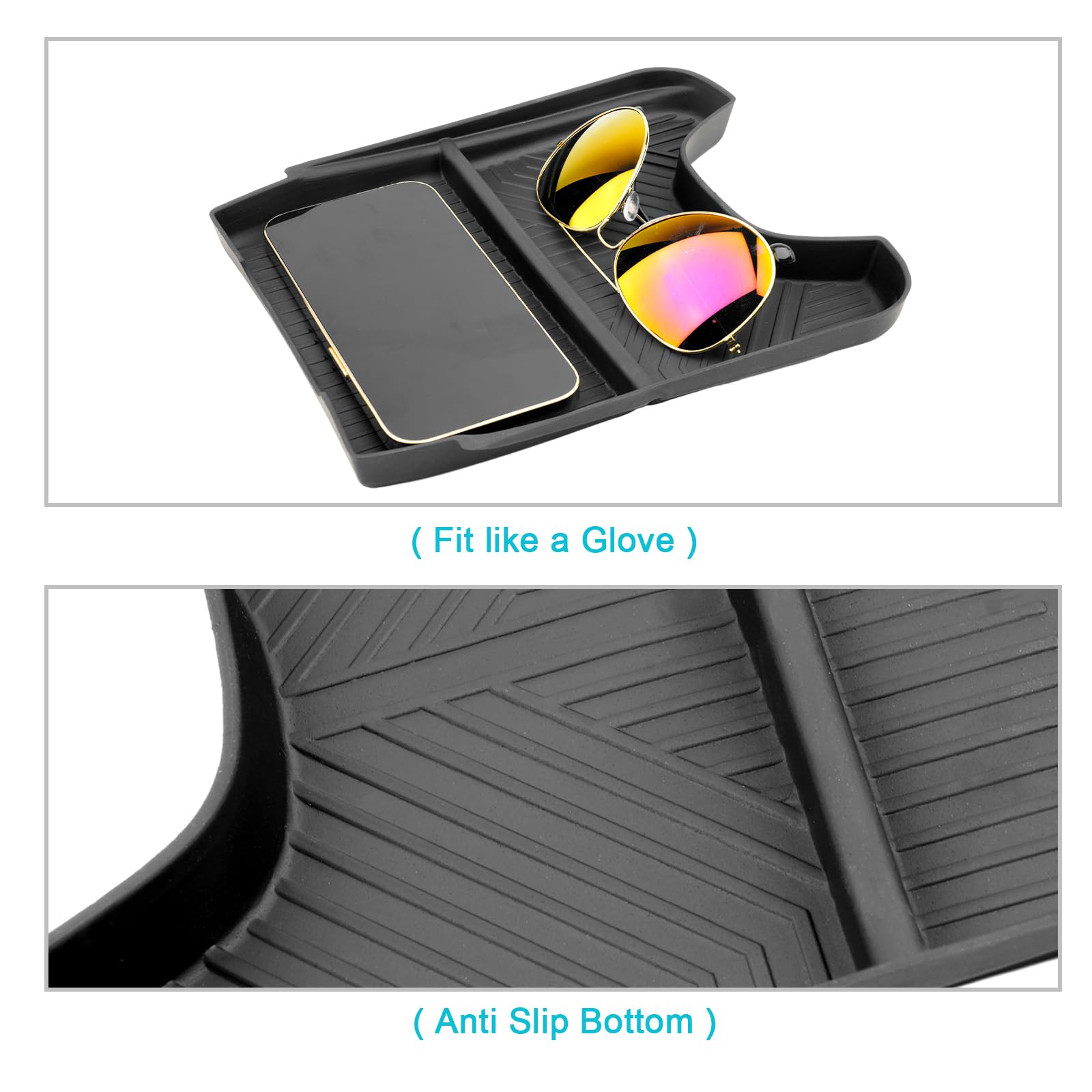 Cdefg 2023 2024 2025 Hr-V Center Console Organizer Tray For 2023-2025 Honda Hr-V Lower Console Tray Storage Box Floor Tray Sungl