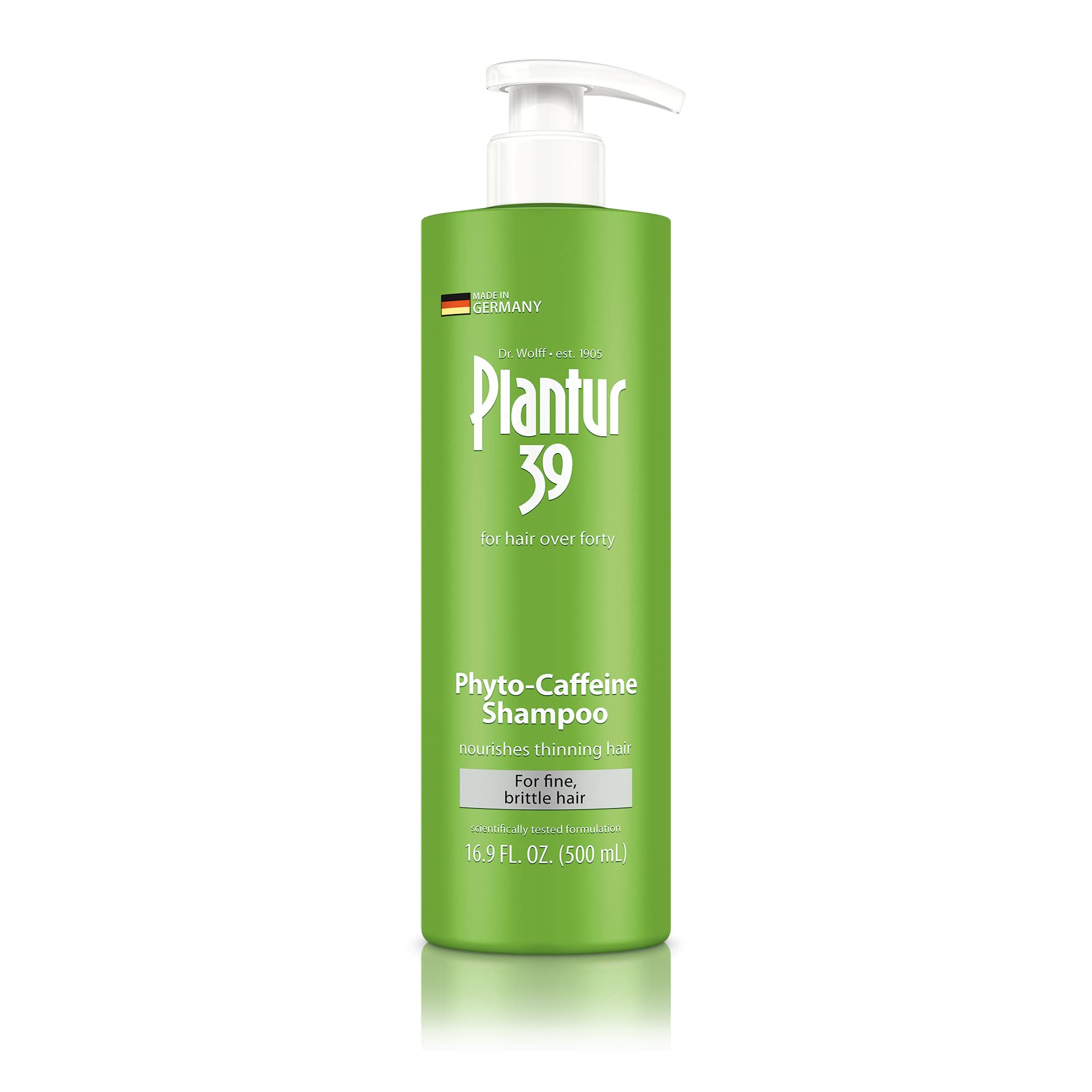 Plantur 39 Phyto-Caffeine Shampoo For Fine Brittle Hair  16.9 Fluid Ounce (500 mL)-New
