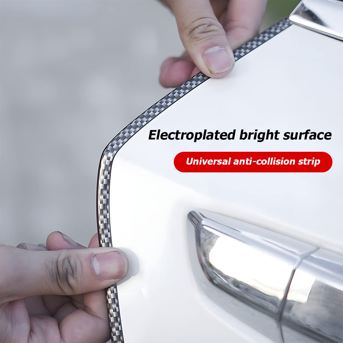 Blilo Car Door Edge Guards, 16Ft U Shape Door Edge Trim, Rubber Molding Auto Door Edge Seal Protector, Anti-Collision Vehicle Pr