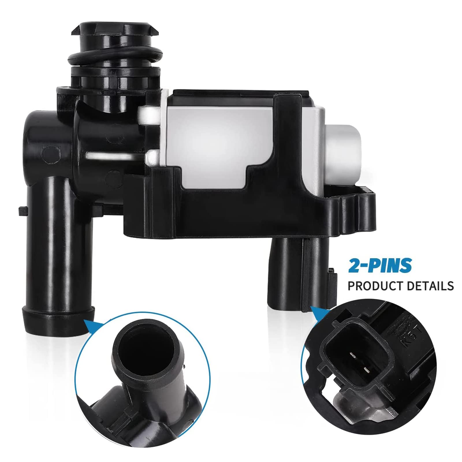 Vapor Canister Purge Valve Solenoid - Evap Vapor Canister Vent Valve Compatible With Infiniti Nissan 2003-2015 - Replaces K5T45786 14935-Jf00A 14935-Jf00B