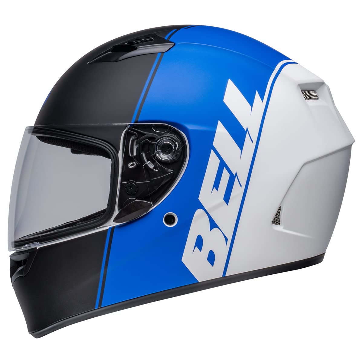 Bell Qualifier Full-Face Motorcycle Helmet (Ascent Matte Black/Blue/White - X-Large)