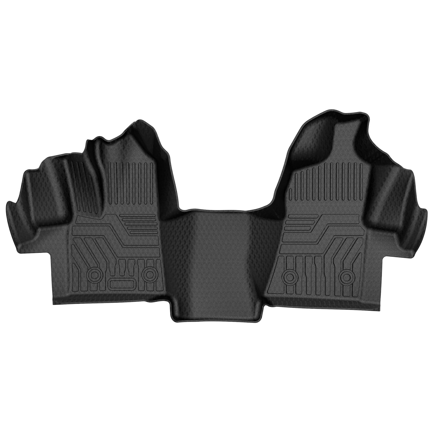 Mixsuper Custom Fit for Floor Mats 2015-2019 Ford Transit 150/250/350 (No Transit Connect) All Weather Floor Liners 1st Row 1 Pi