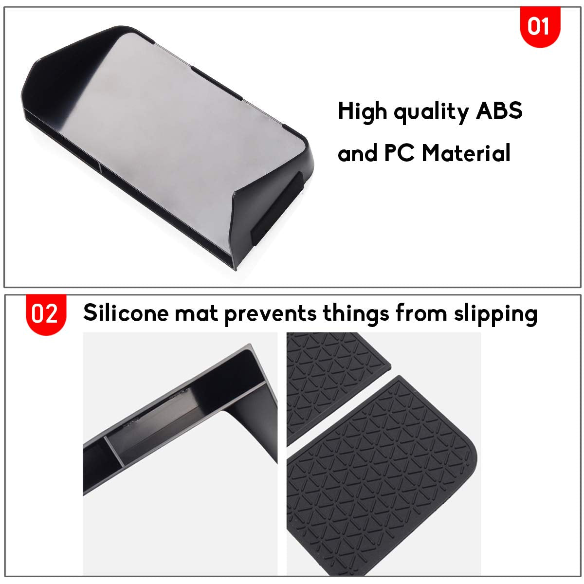 Jaronx Compatible With Toyota Rav4 Center Console Organizer 2025 2024 2023 2022 2021 2020 2019,Center Console Storage Organizer