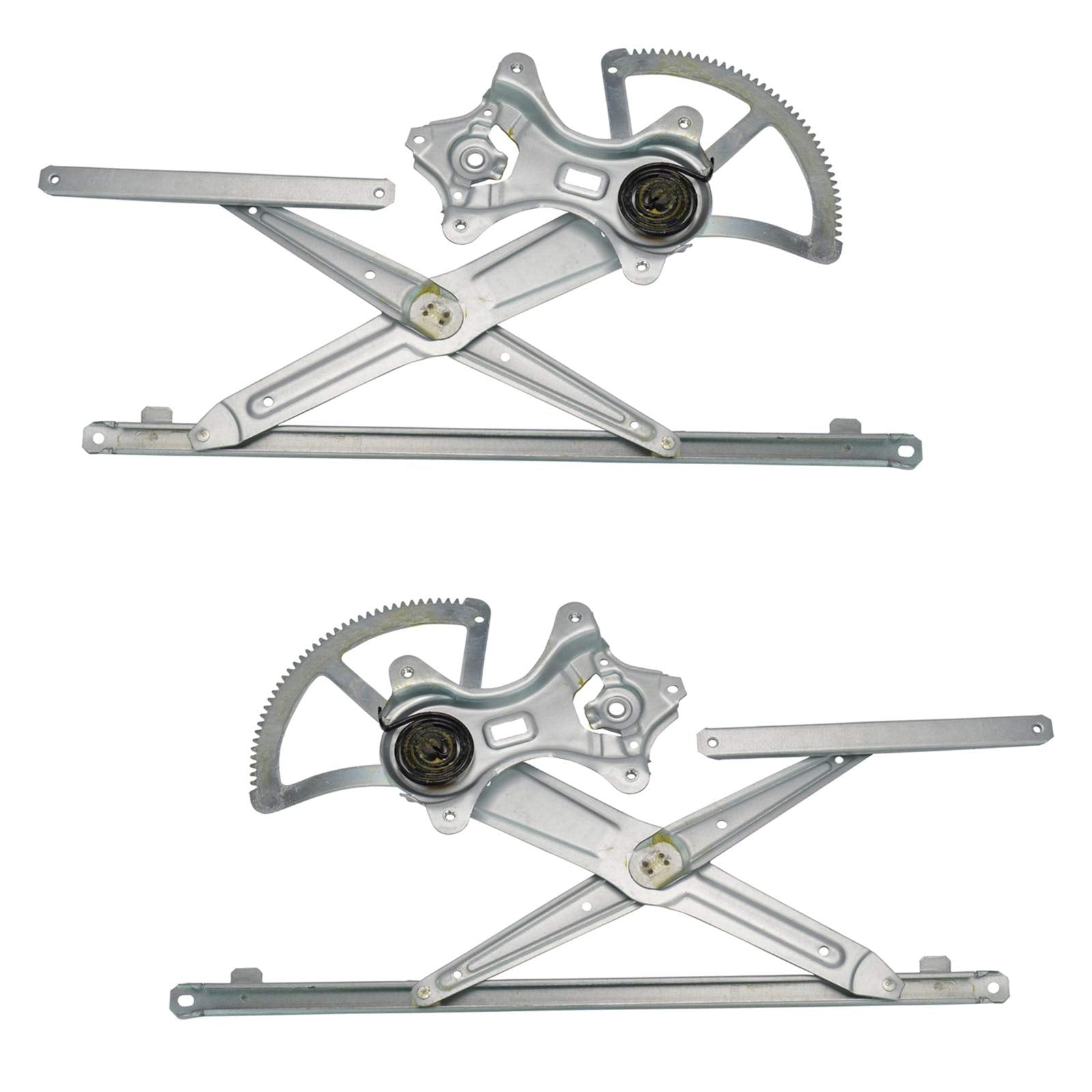 Trq Front Power Window Regulator Set Compatible With 2001-2007 Toyota Sequoia 2004-2006 Tundra