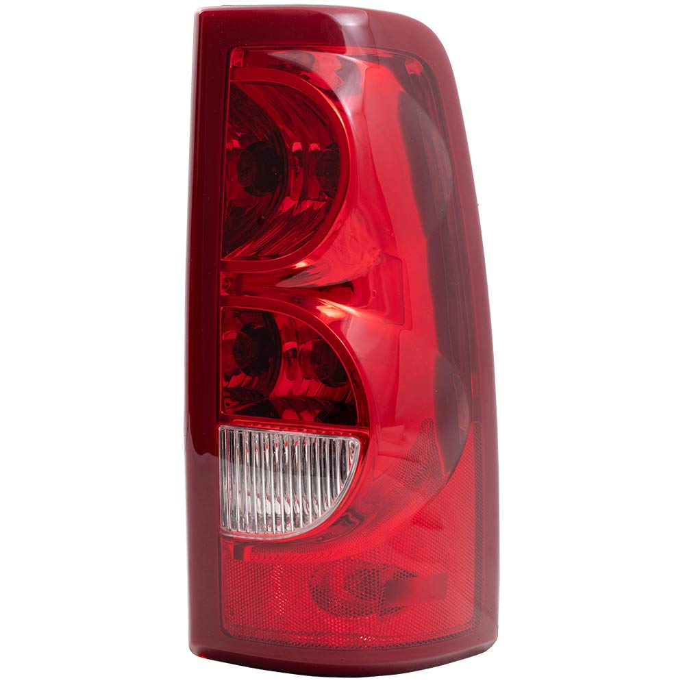 Brock Replacement Driver And Passenger Set Tail Lights Compatible With 2003 Silverado 1500 2500 Fleetside Pickup Truck 19169002