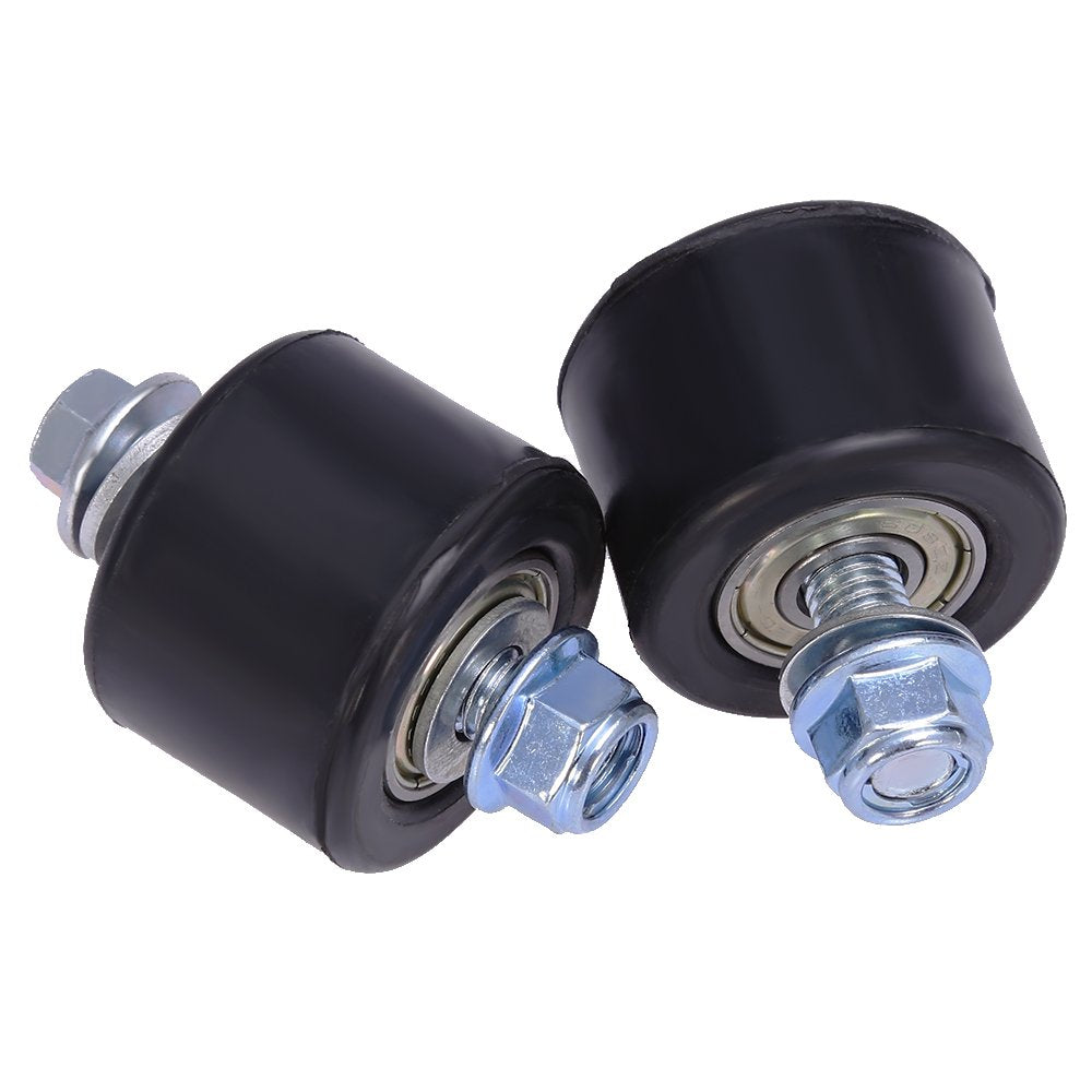 Black Chain Roller Guide Set Lower Compatible With Yamaha Yfz 350 Banshee 1987-2006