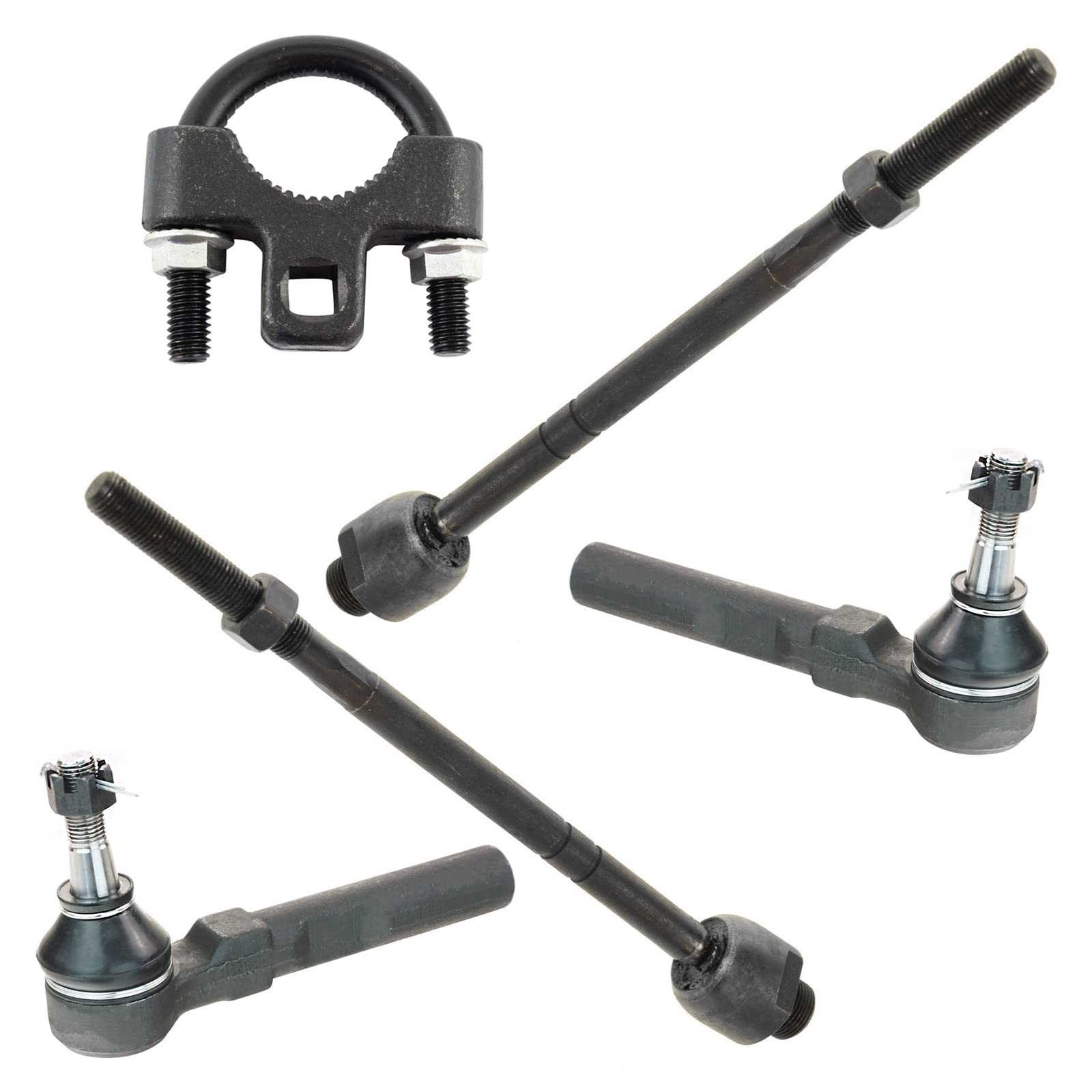 TRQ Front Tie Rod Set Compatible with 1999-2006 Chevrolet Silverado 1500 2007 Silverado 1500 Classic GMC Sierra 1500 Sierra 1500