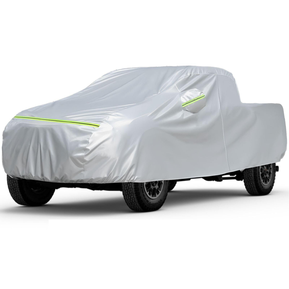 Favoto Truck Cover Waterproof Outdoor - All Weather 6 Layers Heavy Duty Pickup Cover Dust Rain Sun Protection Universal Fit For