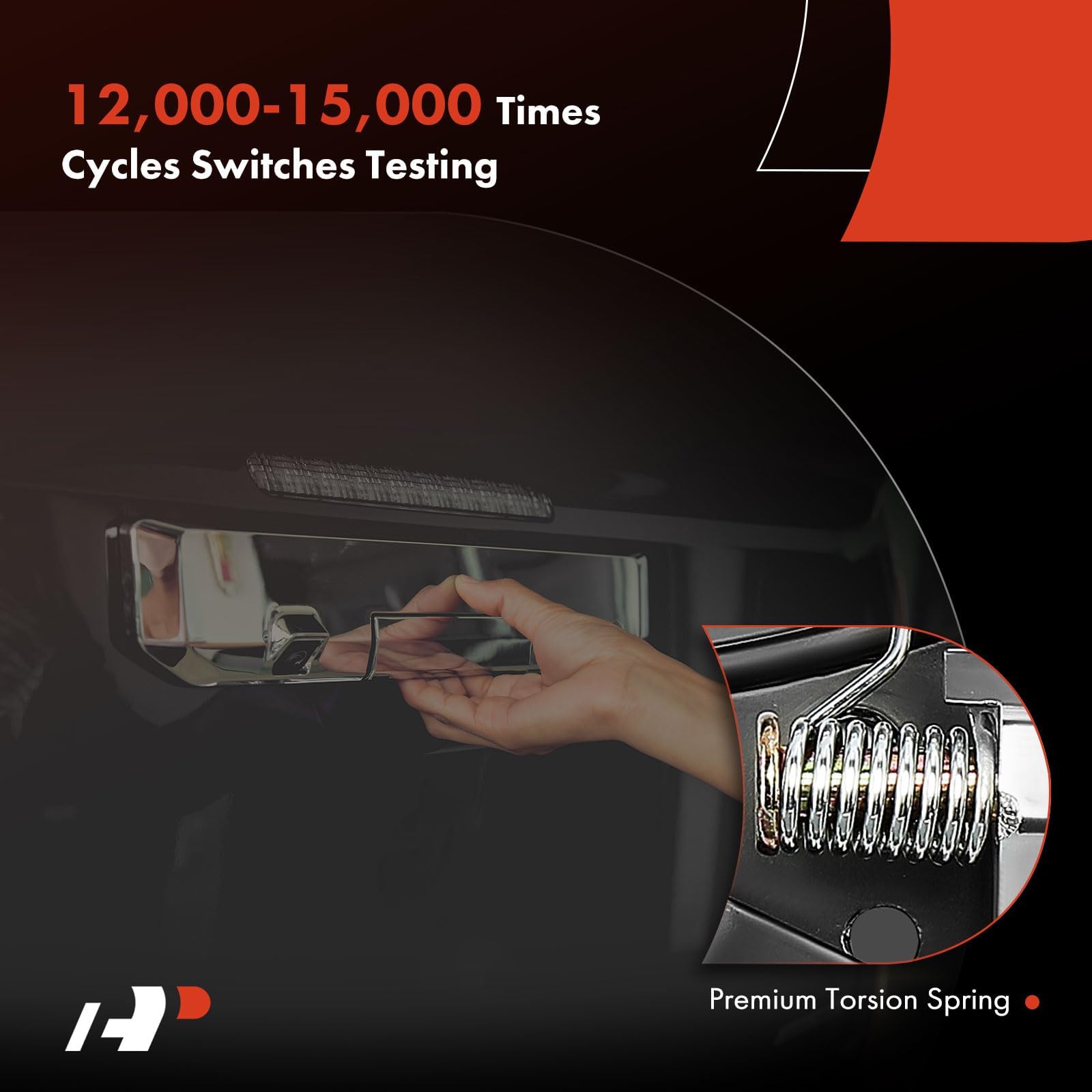 A-Premium - Tailgate Handle & Bezel Assembly - Compatible with 1999-2007 Chevy Silverado GMC Sierra 1500 2500 3500 - Chrome Fini