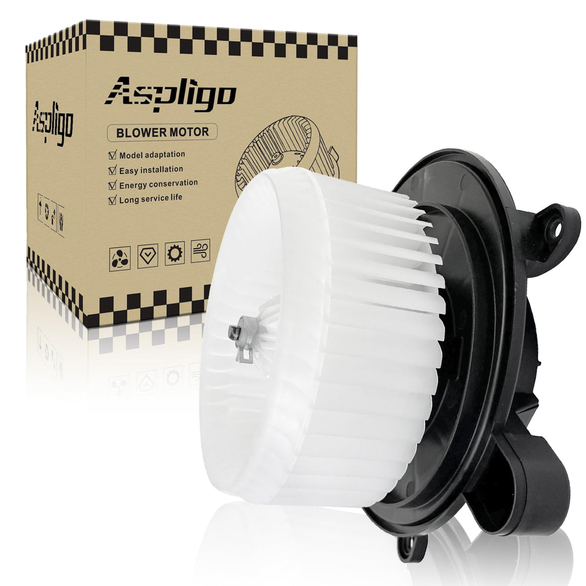 Aspligo 700217 Ac Heater Blower Motor Fan Assembly Fit For Ford Focus 2.0 2008 2009 2010 2011,Focus 2.5 2010 2011 9S4Z19805B, Fo