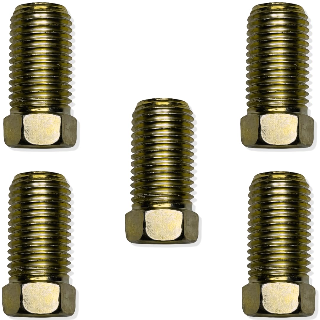 Asd Brake Line Fittings Assortment For 3/16' Tube (3/8' - 24 Thread, Inverted Flare) (Pack Of 15-5 Short Nuts, 5 Long Nuts, 5 Unions)