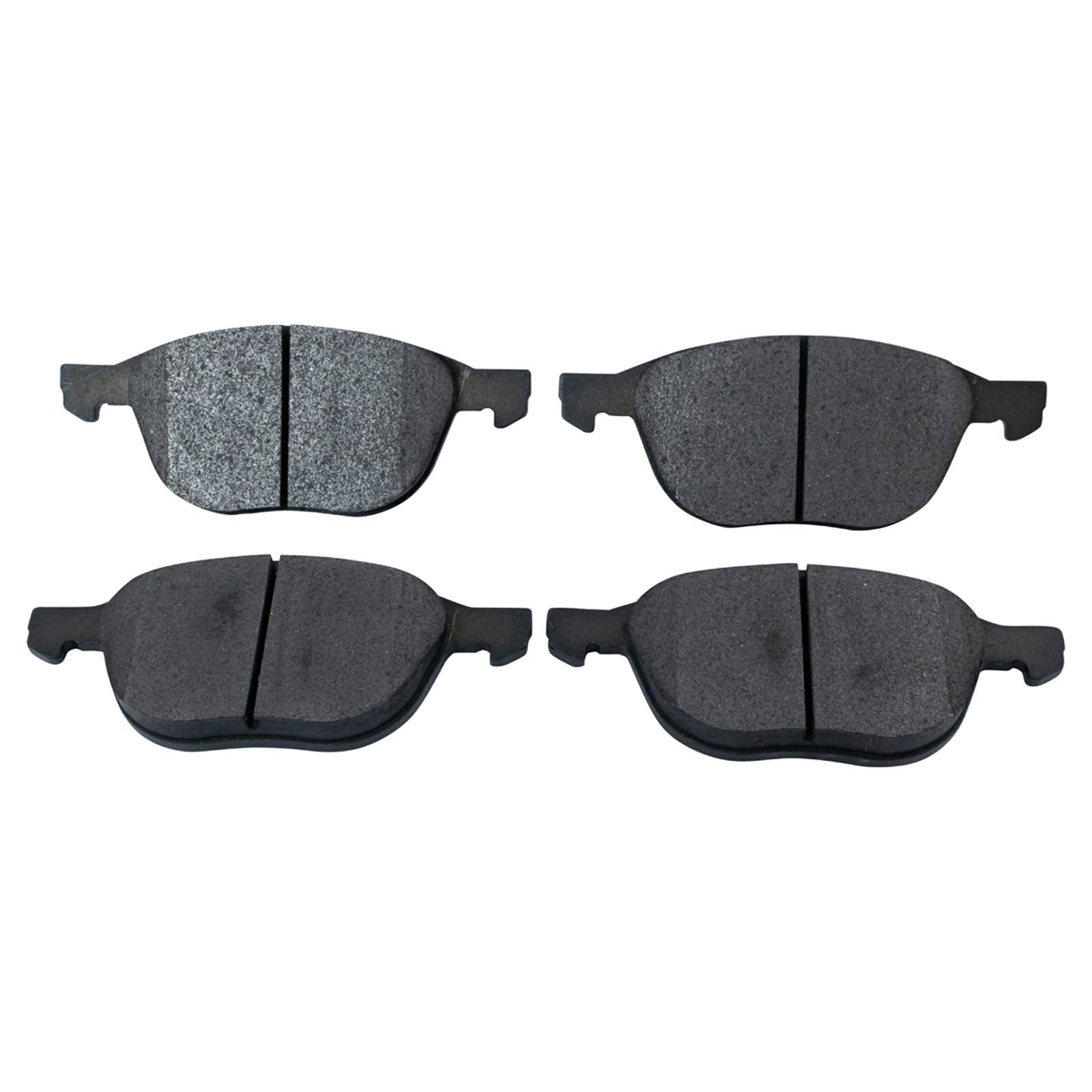 Trq Front Brake Pad & Rotor Kit Semi-Metallic Premium G-Coated Compatible With 2013-2017 Ford C-Max 2013-2019 Escape 2008-2013 V