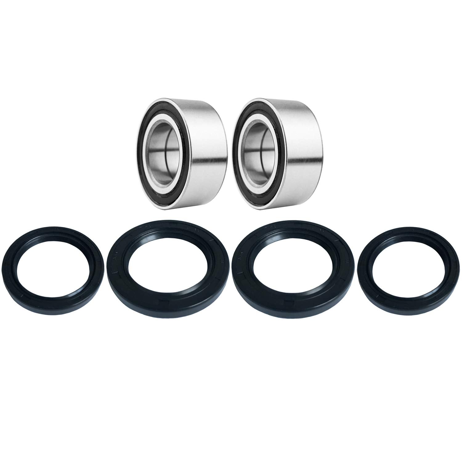 Front Wheel Bearings For Honda Fourtrax 300 Rancher 350 400 420 For 4X4 Only,2007-2014 Honda Rancher Trx420/04-07 Trx400/00-06 Trx350Fe/Fm,Id30Mm X Od50Mm X W20Mm,Replace# 91051-Hc5-003 91209-Hn2-003