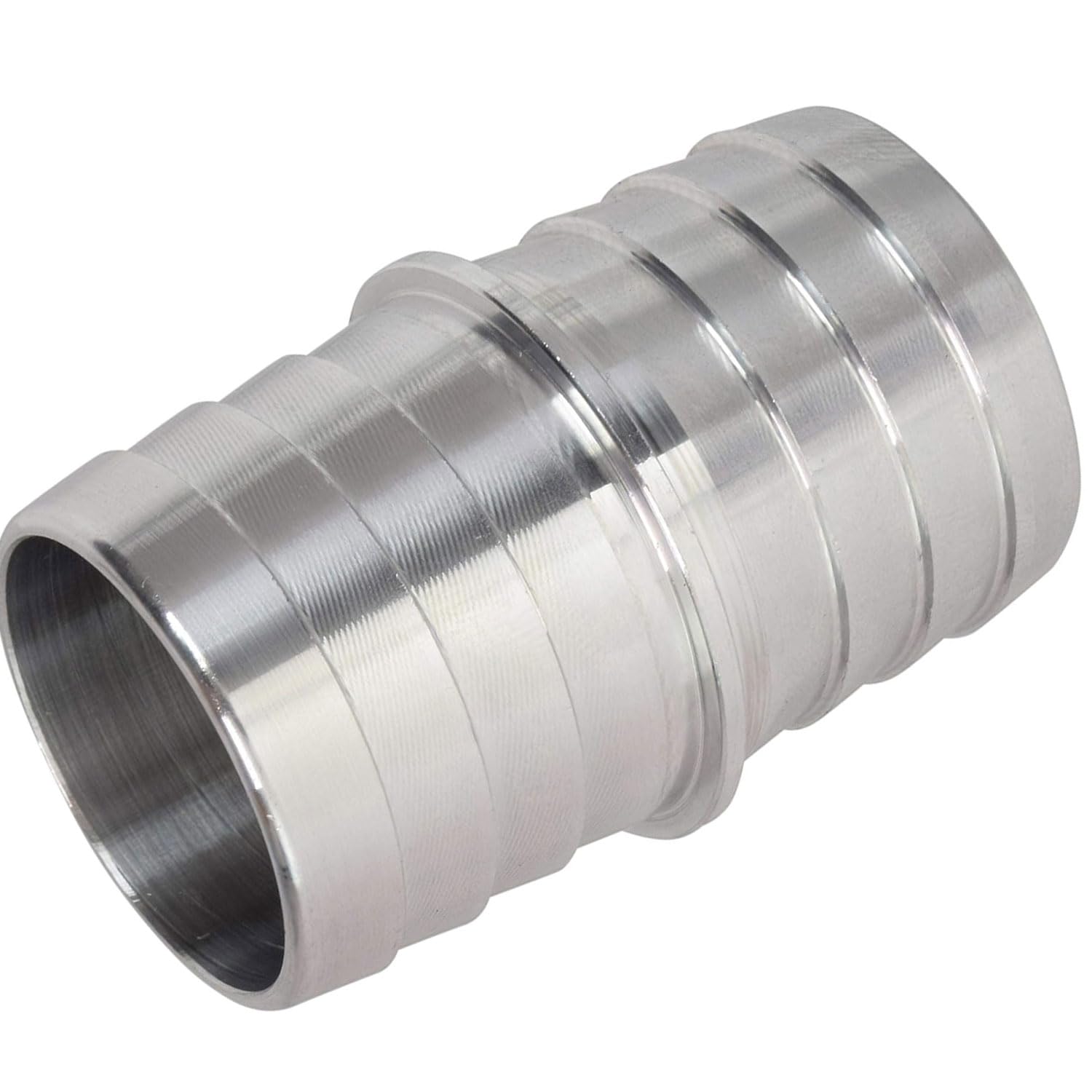ICT Billet 1-1/4'' to 1-1/4'' Inch Hose Barb Splice Coupler Repair Fitting Adapter Connector Radiator Coolant Intercooler Heat E