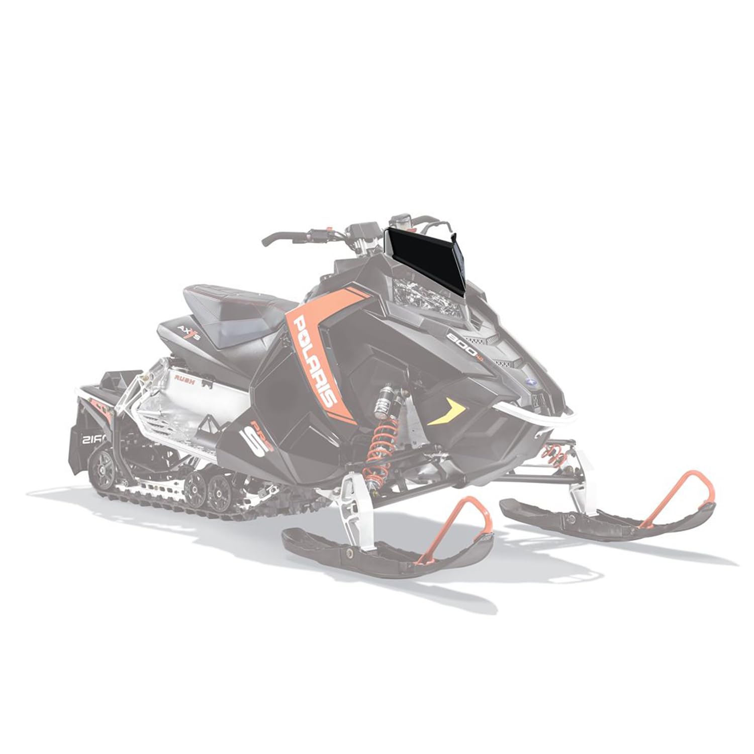 Polaris Snowmobile Low Windshield with Striped Logo - 2880385