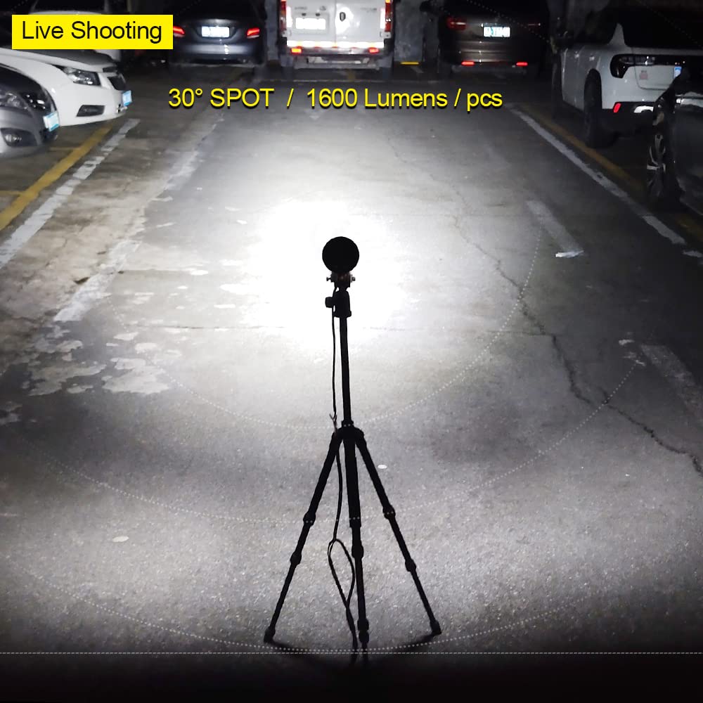 Exzeit 3.5'' Led Fog Light With 30 Spot Beam, 54W Led Light Pod Led Off Road Fog & Driving Lights