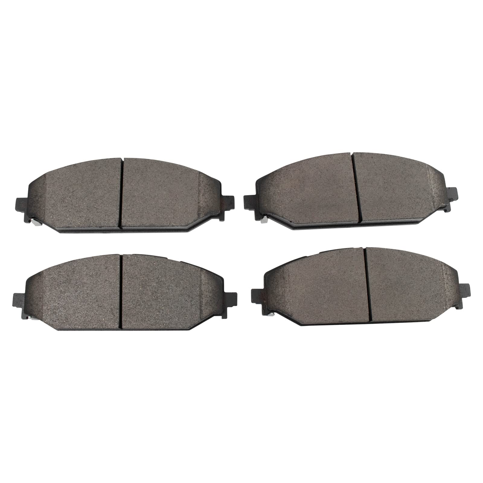 TRQ Front Brake Pads Ceramic Compatible with 2022 Jeep Grand Wagoneer Wagoneer 2019-2023 Ram 1500