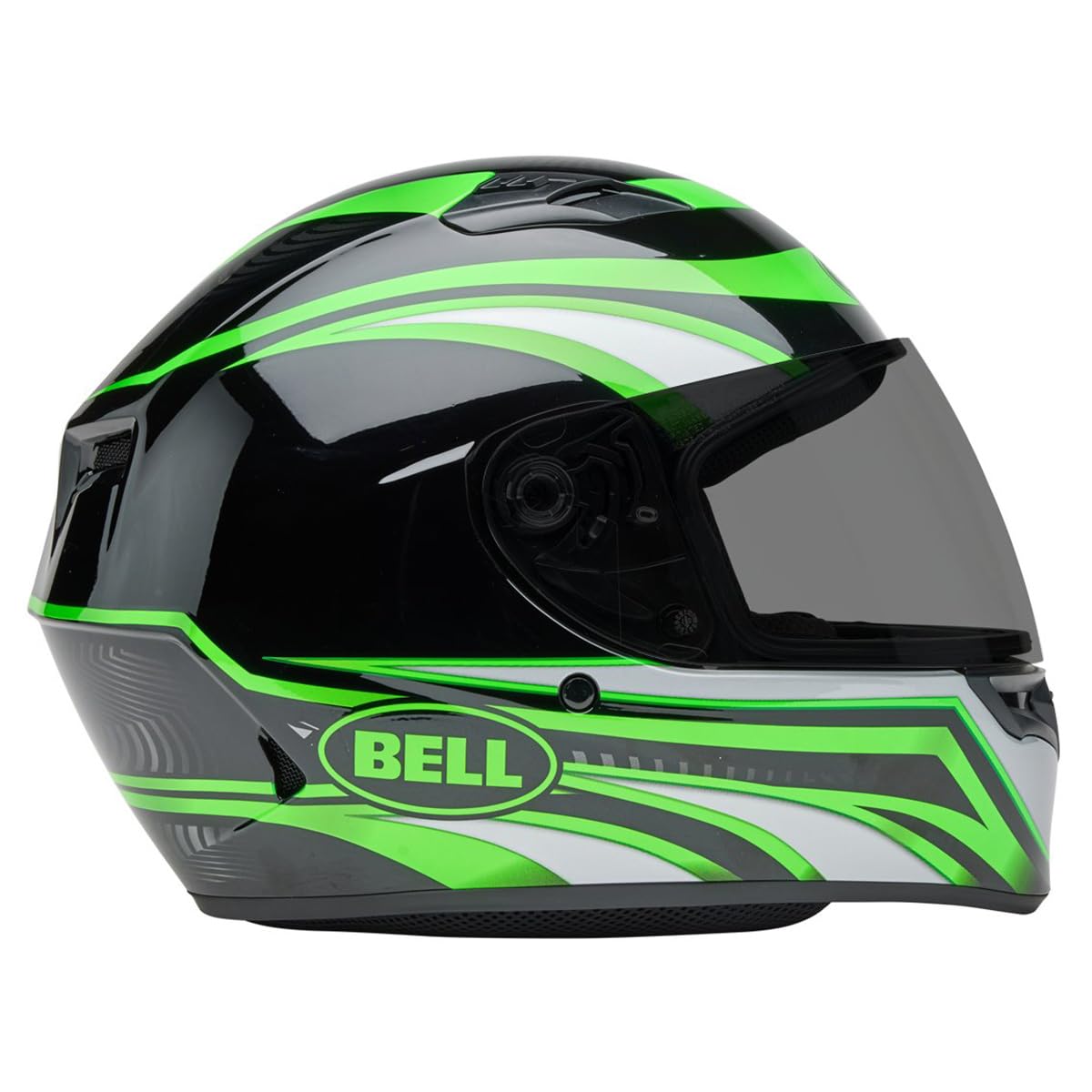 Bell Qualifier Full-Face Motorcycle Helmet (Gloss Conduit Black/Kryptonite - 2X-Large)