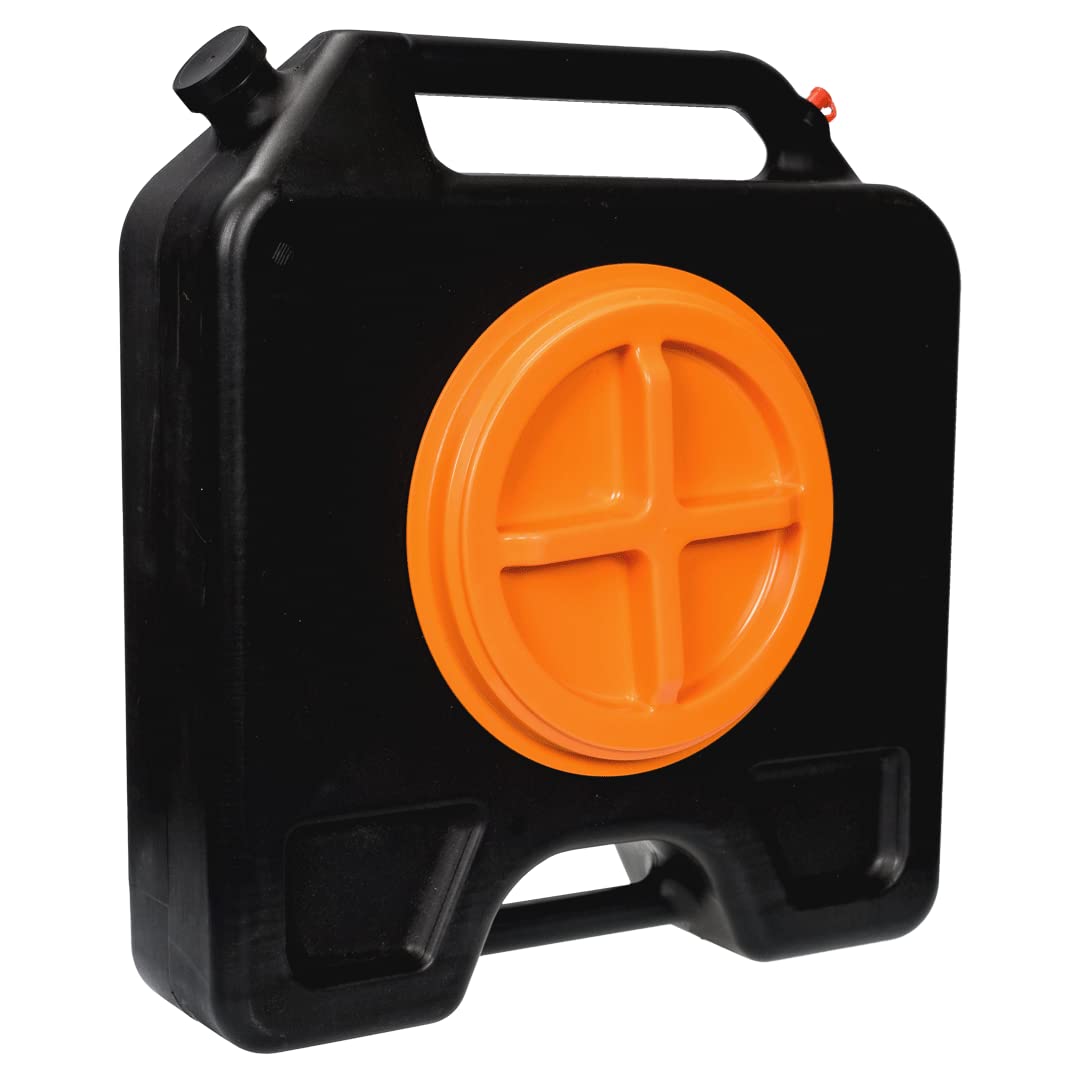 Groz 41966 15 Quart Drain Pan With Screw Cap, No Leaks/Industrial Capacity