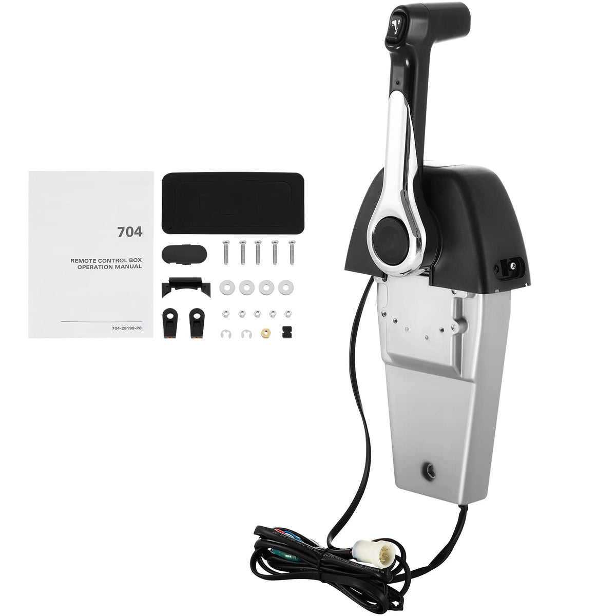 Vevor Binnacle Remote Control Box Boat Throttle Control 704-48205-P1-00 Outboard Remote Control Box Fit For Yamaha Console 704 S