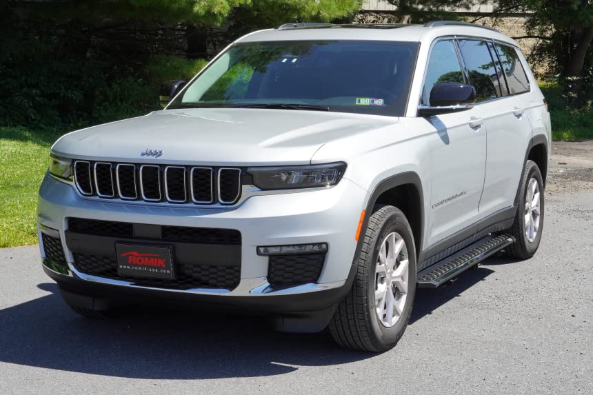 Romik® Rzr Running Boards Compatible With Jeep Grand Cherokee L Three-Row (7 Seater) Suv Side Steps (2021 - Present)