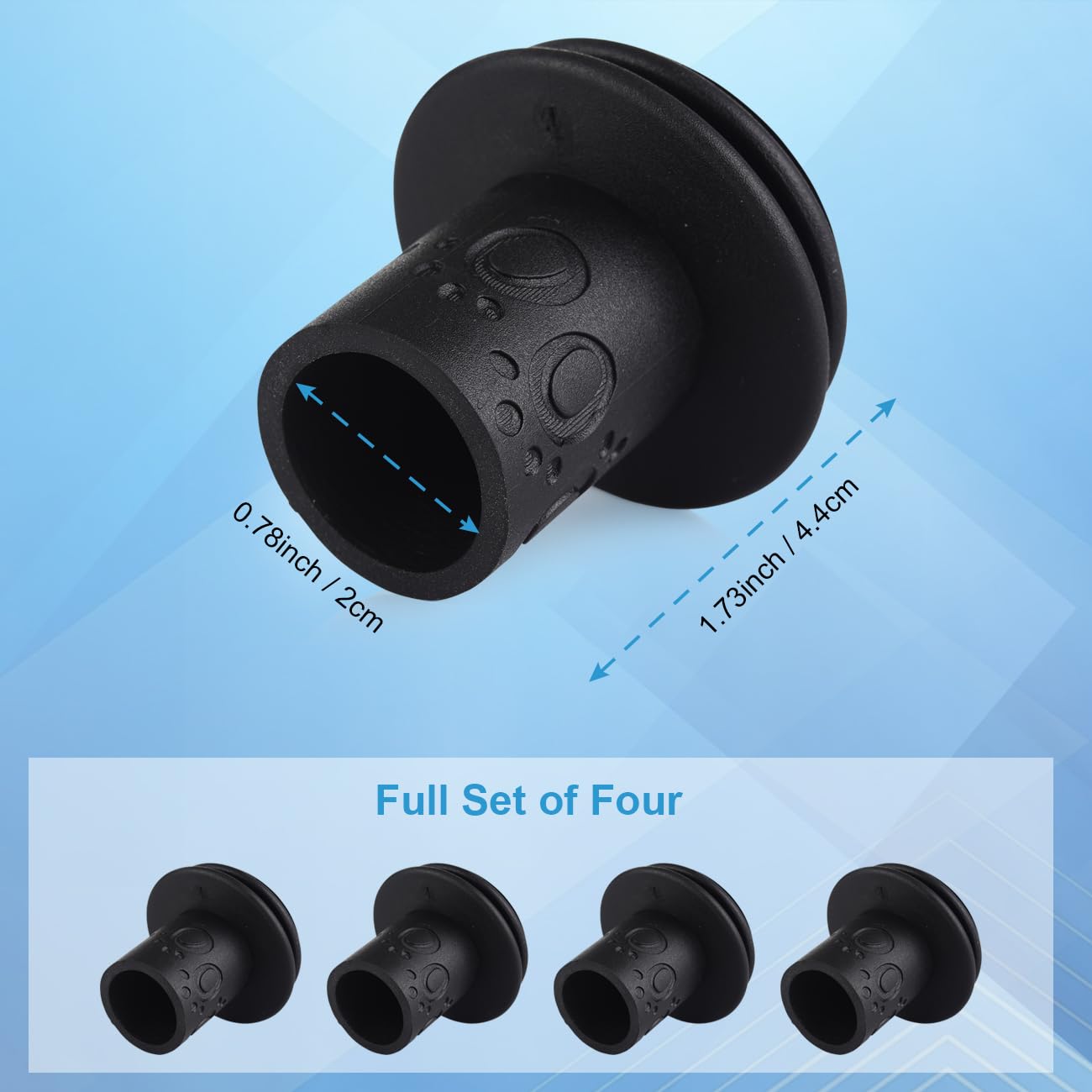 Rv Gutter Spout Caps/Rv Cover Pretector/Protects Rv Cover From Gutter Spout Damage, 4-Pack