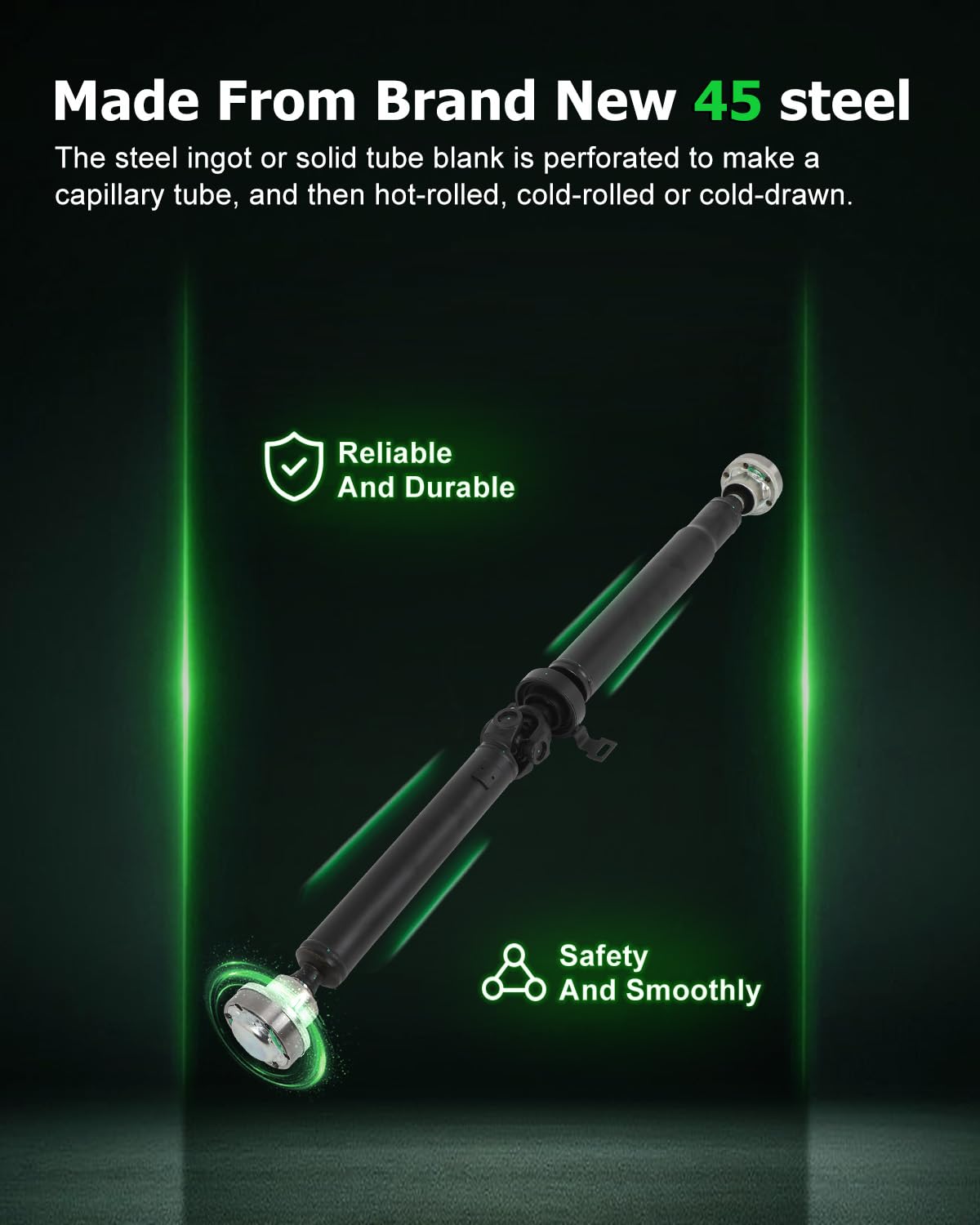 Scitoo?50.5''?Steel Rear Driveshaft Assembly Drive Shaft Prop Shaft Compatible For Land Rover Range Rover 2003-2005,Oe# Tvb00045