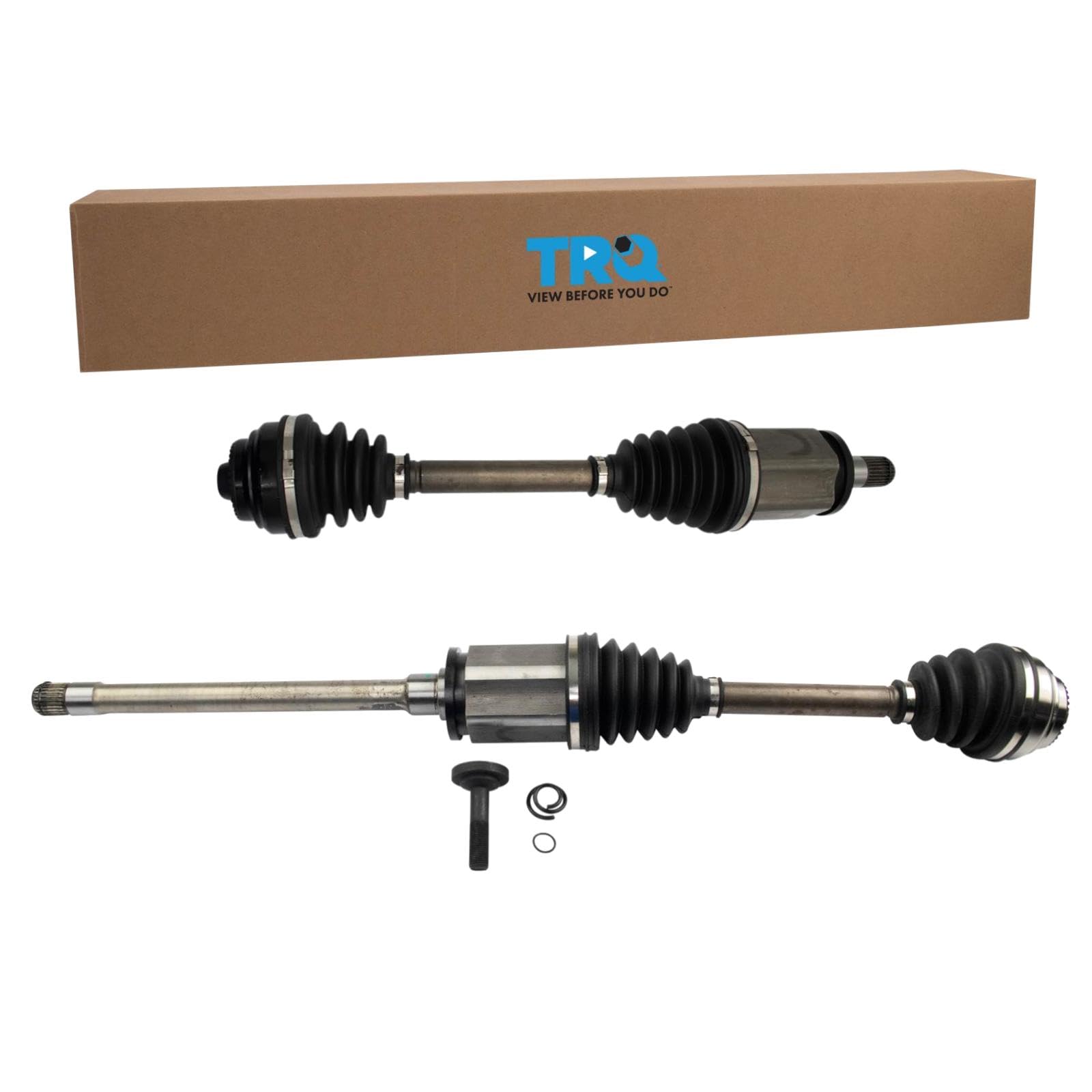 Trq Front Cv Axle Shaft Assembly Set Compatible With 2012-2016 Bmw 528I Xdrive 2014-2016 535D Xdrive 2011-2016 535I Xdrive 2014-