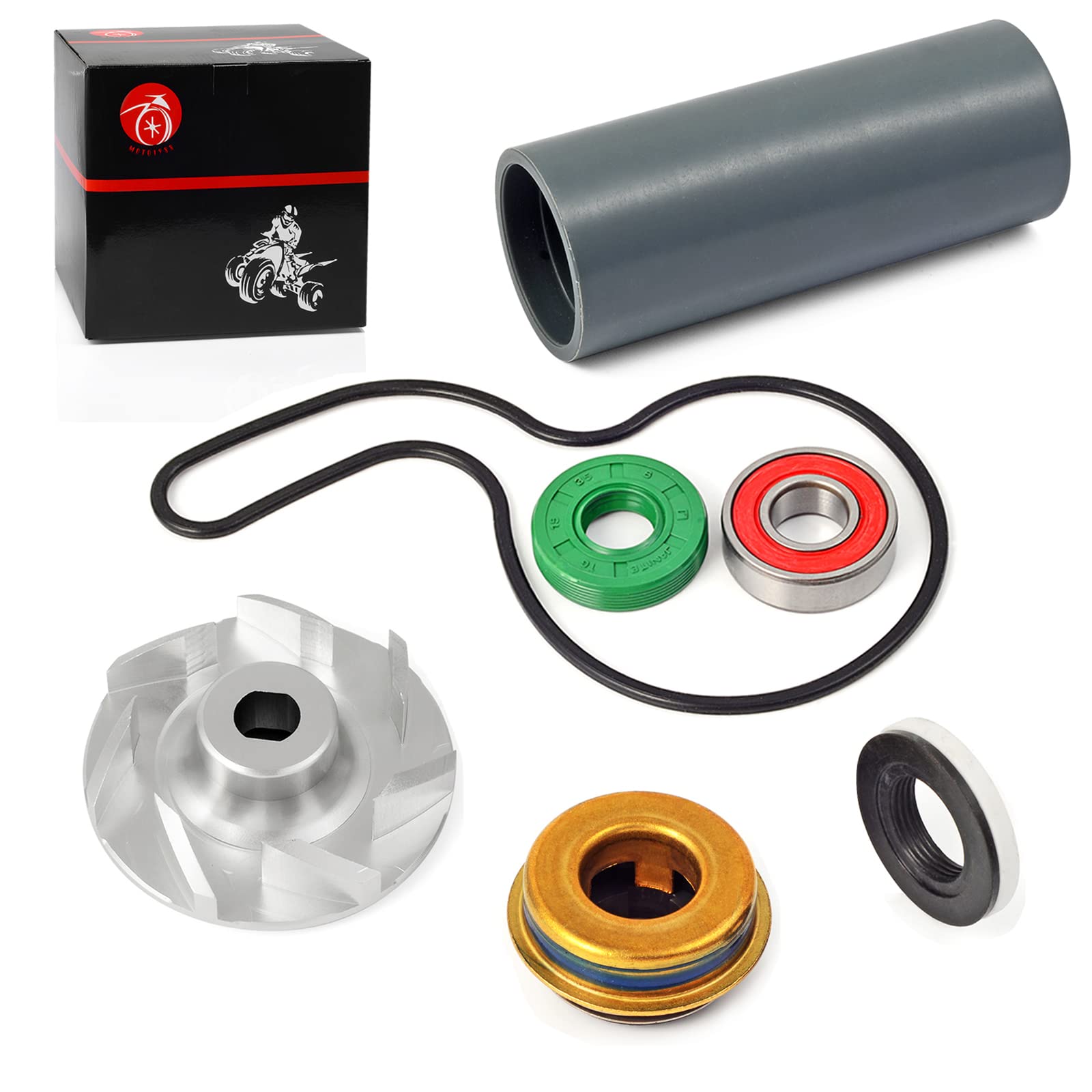 Water Pump Seal Rebuild Kit Impeller & Driver For Polaris Ranger 700 800 Rzr 800 Sportsman 600 700 800 2002-2014 5433684 3610075