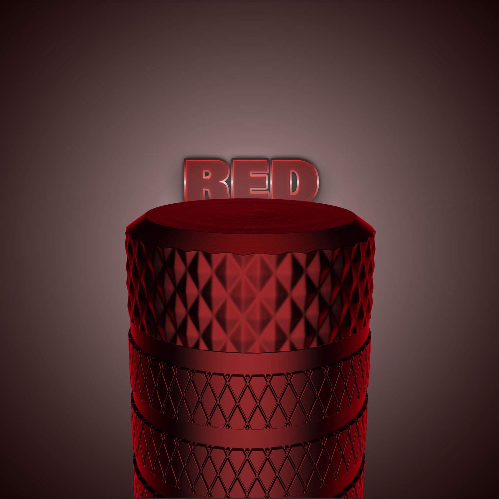 Ckauto Tire Valve Stem Caps, Red, 4 Pcs/Pack, Anodized Aluminum Tire Valve Cap Set, Corrosion Resistant, Universal Stem Covers For Cars Trucks Motorcycles Suvs And Bikes