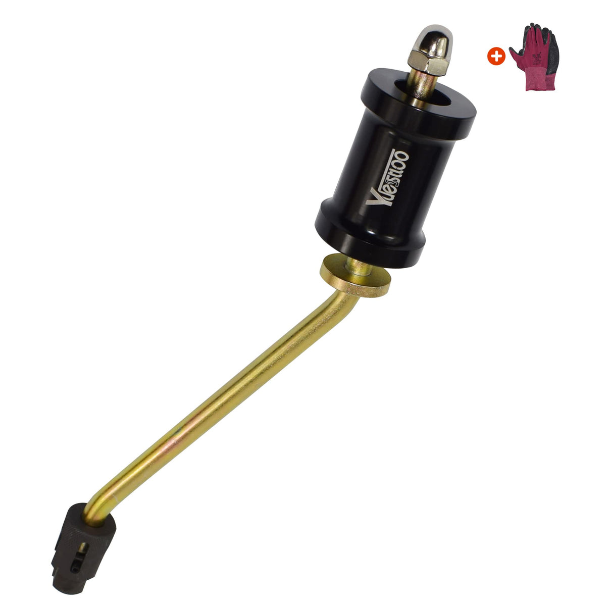 Yuesstloo Fuel Injector Remover Tool, Compatible with Land Rover 5.0 Jaguar 3.0, Replace 310-197, with Gloves