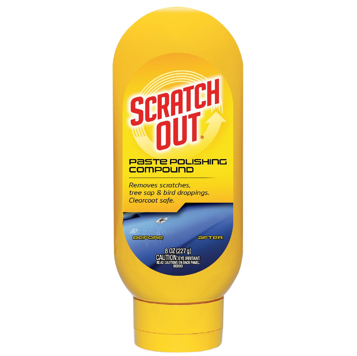 Formula 1 Scratch Out Car Wax Polish Paste (8 Oz) - Car Scratch Remover For All Auto Paint Finishes - Polishing Compound For Mod