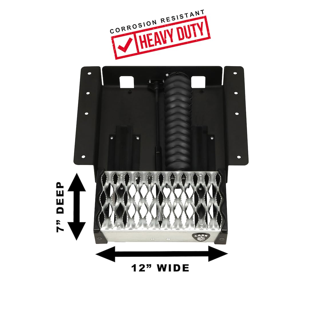 Carr'S With Grip Strut 12 Step Hands Free - Blk Pwdr Coat/Galvanized - Single 501030 , Black